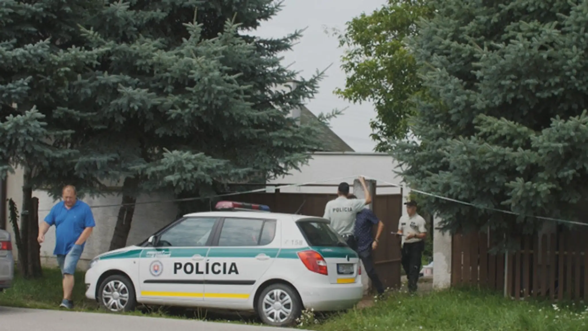Dom v Zavare, kde našli mŕtve telá muža a ženy.
