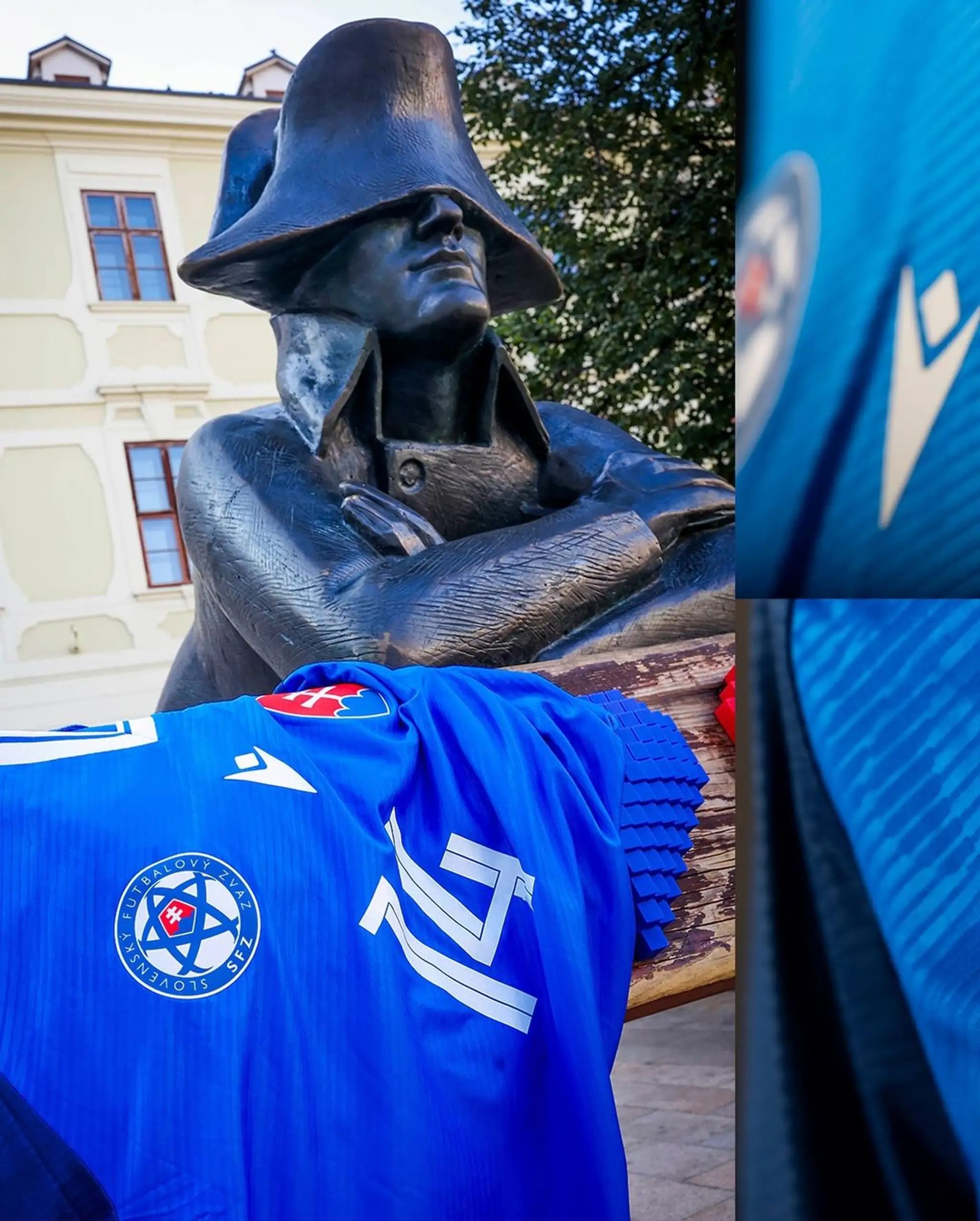Nové dresy slovenskej futbalovej reprezentácie.