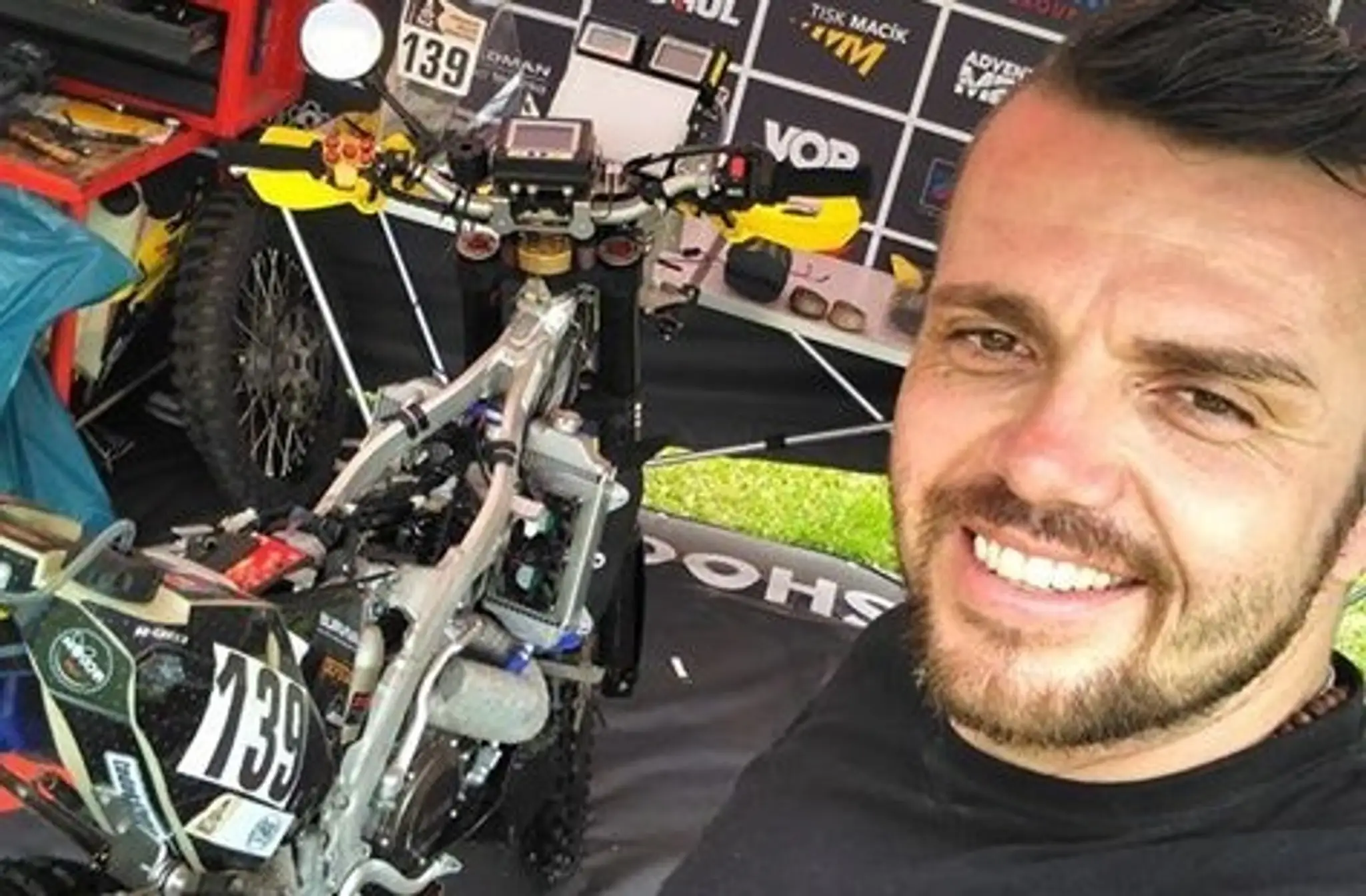 Lukáš Kvapil sa na Dakar veľmi tešil 