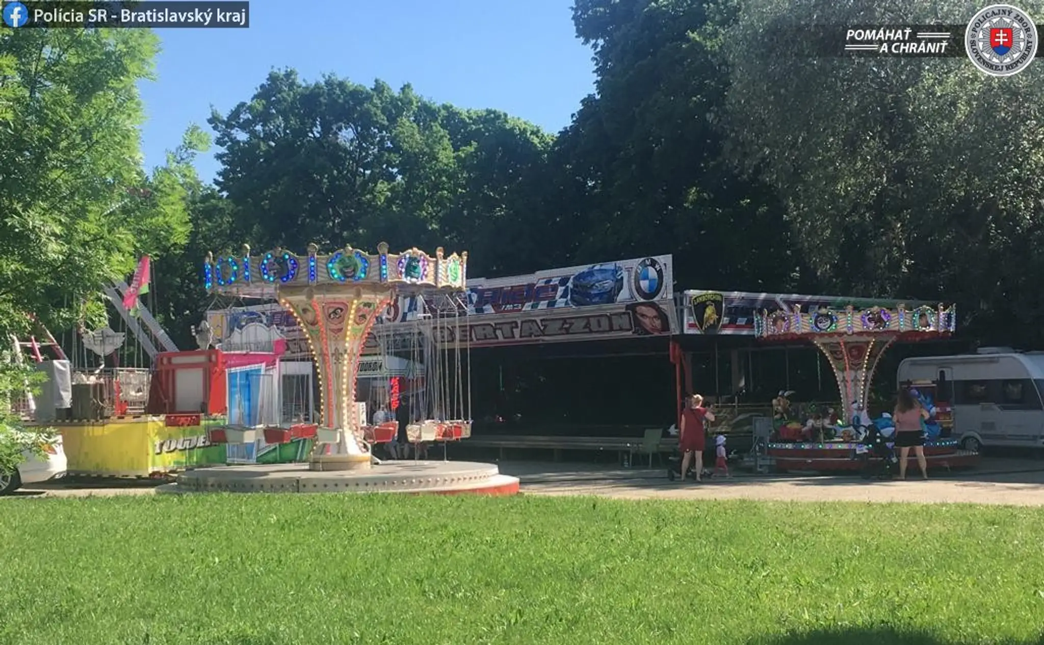 Incident na kolotočoch v Petržalke.