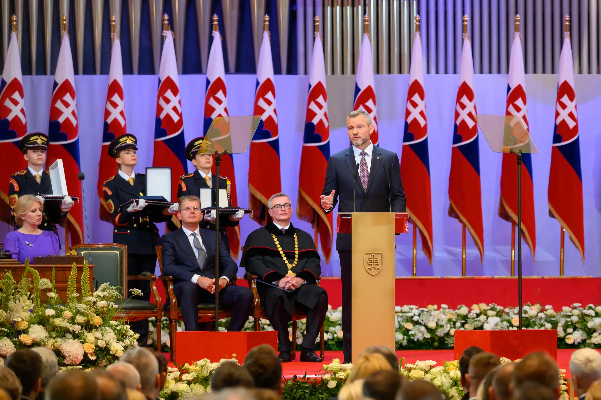 Inaugurácia prezidenta Petra Pellegriniho.