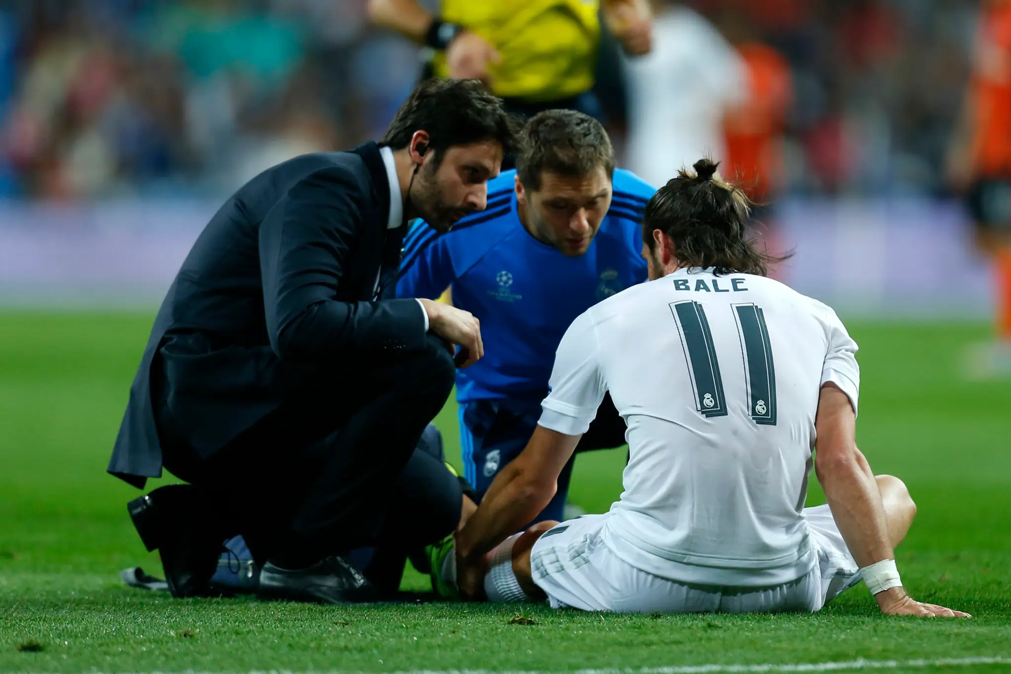 Zranený futbalista Realu Madrid Gareth Bale