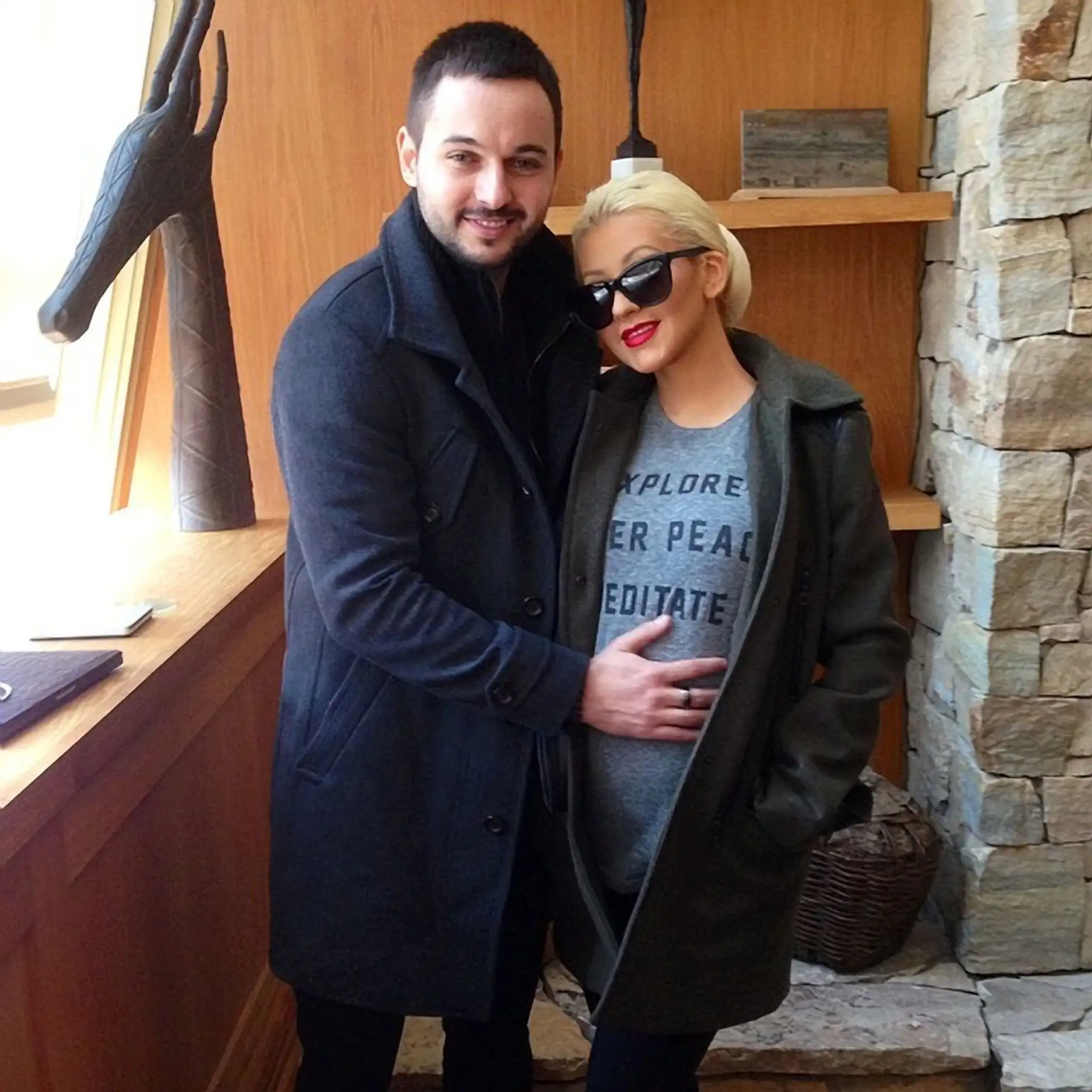 Christina Aguilera so snúbencom Matthewom Rutlerom