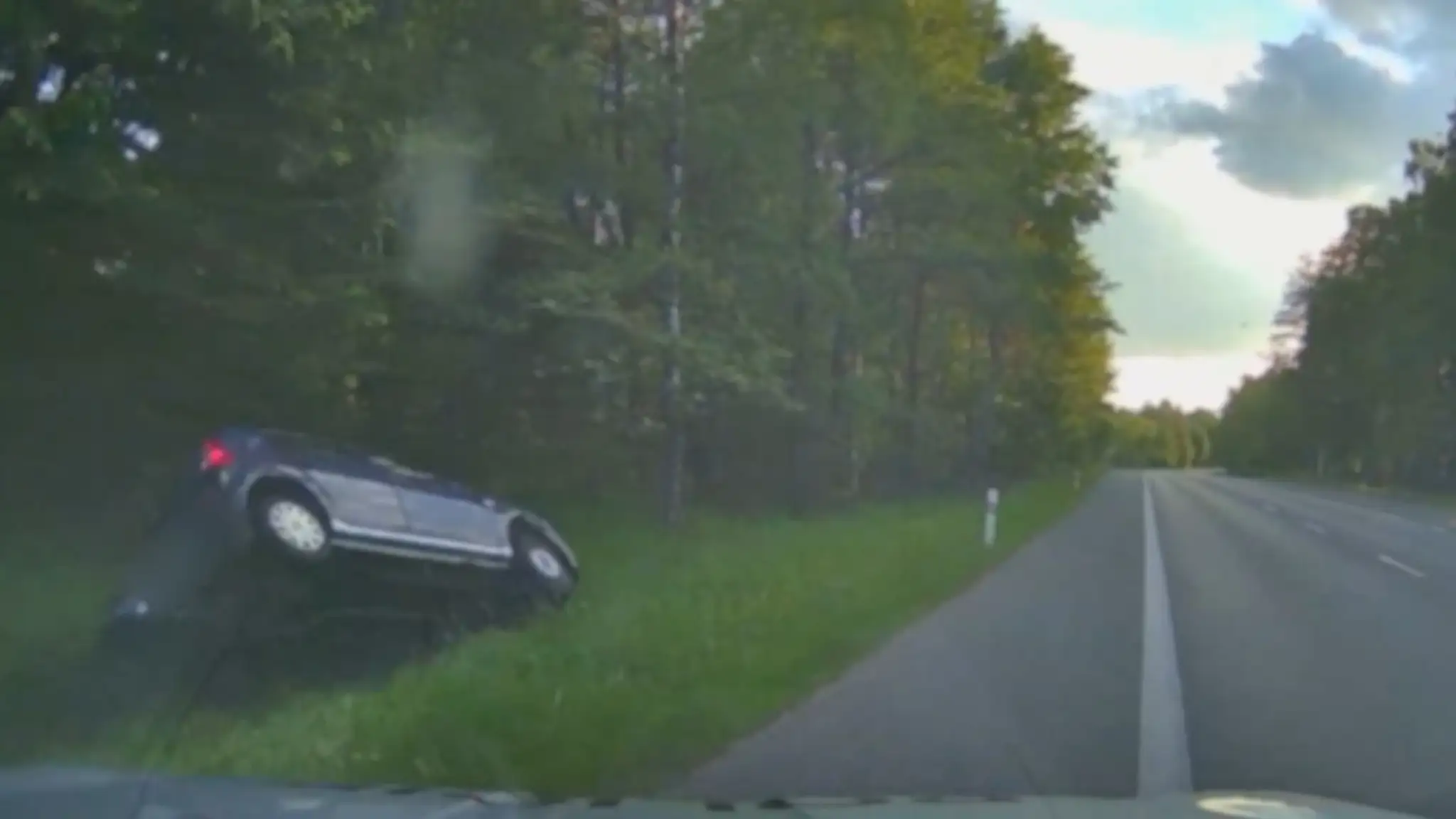 Policajná naháňačka pri Karlových Varoch