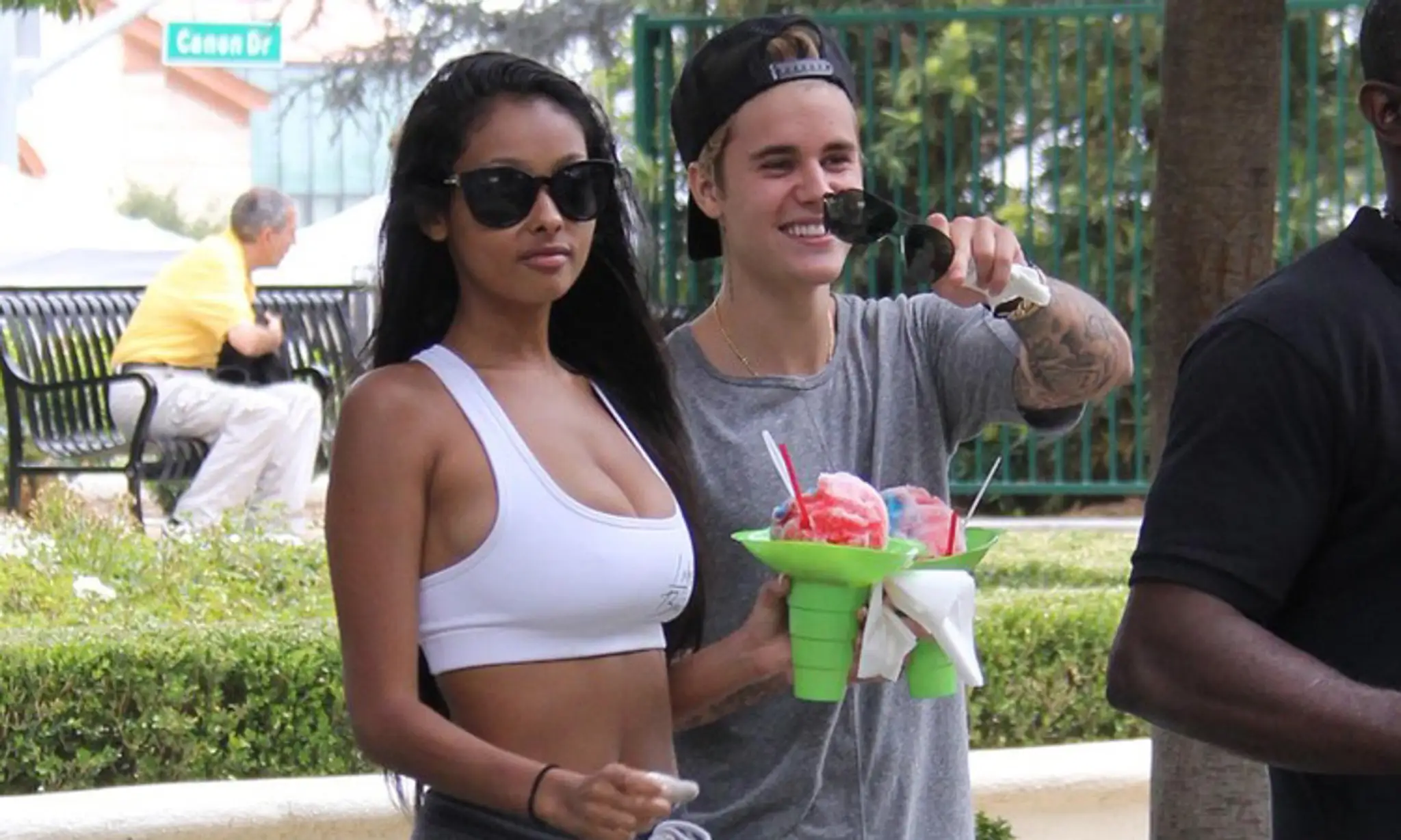 Justin Bieber a modelka Jayde Pierce.