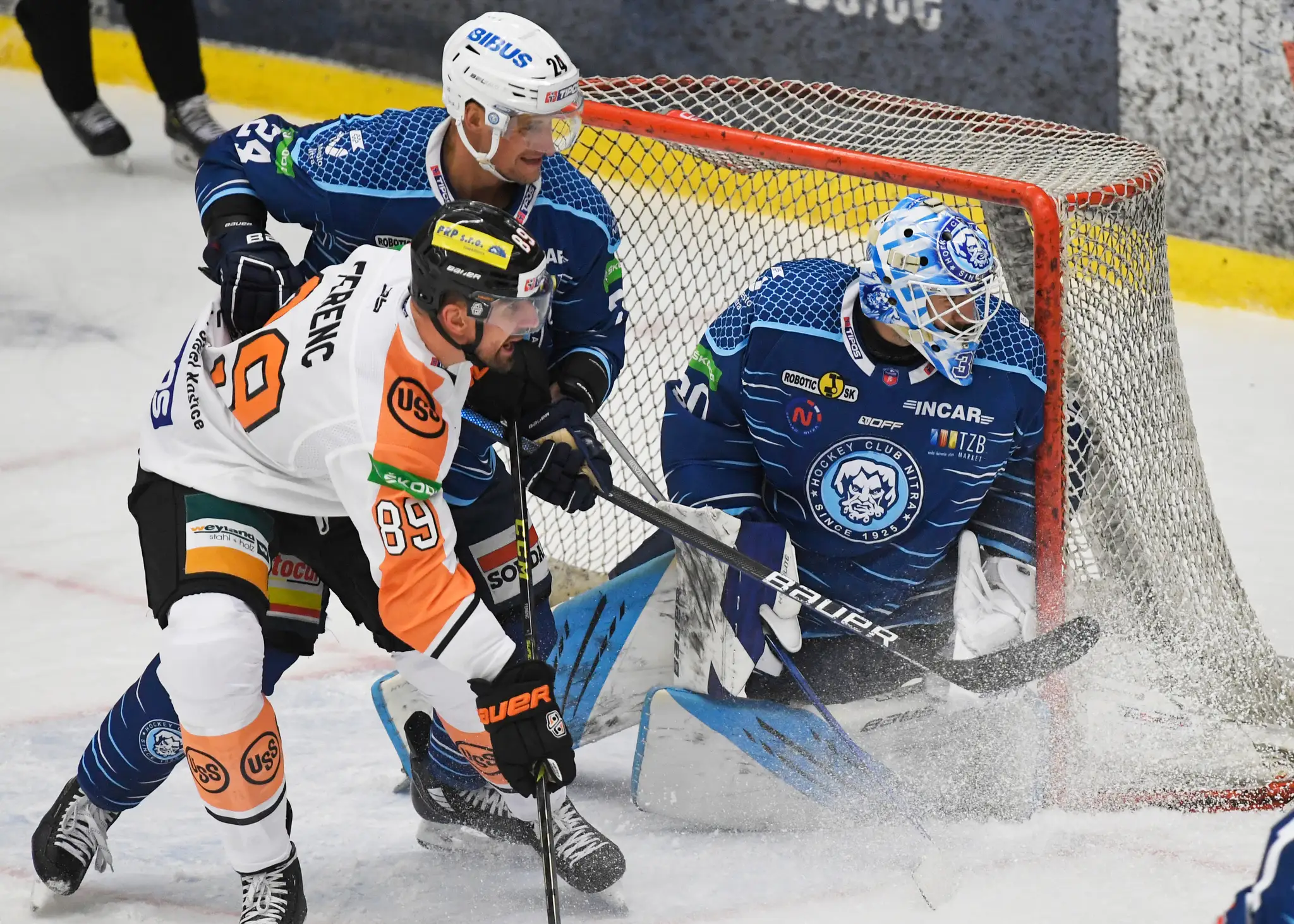 Momentka zo zápasu HC Košice - HK Nitra