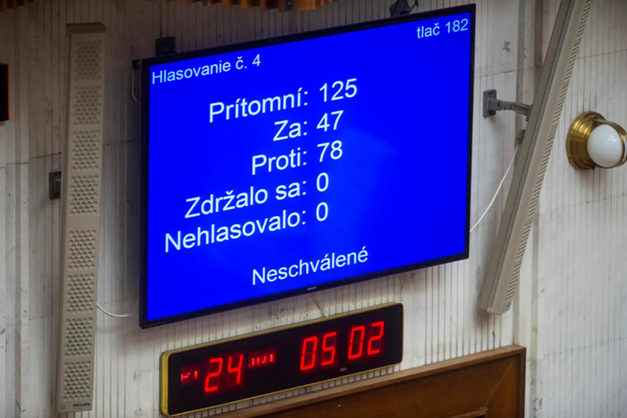Premiér Igor Matovič po hlasovaní o nedôvere.