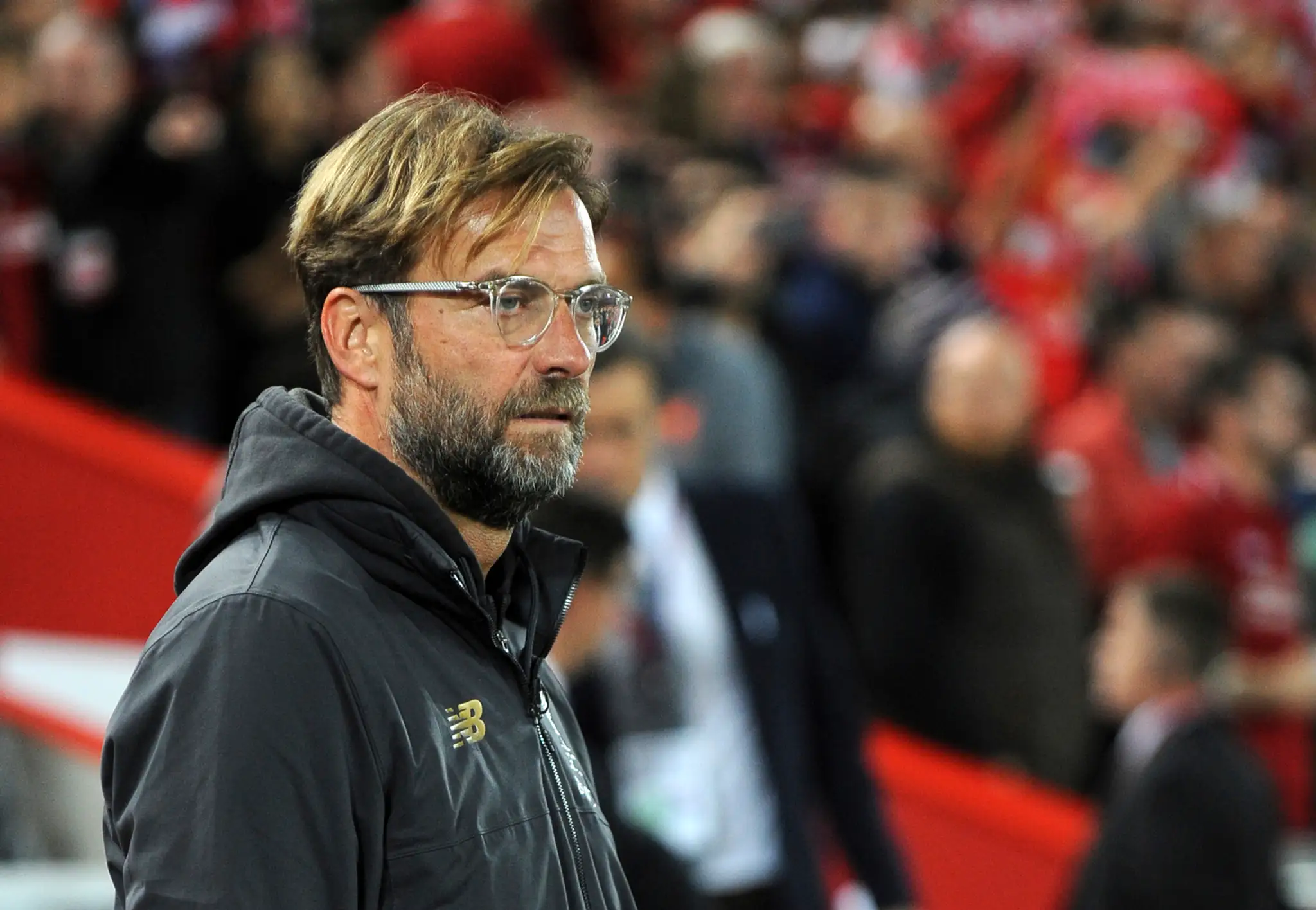 Kouč Liverpoolu Jürgen Klopp pred pohárovým stretnutím proti Chelsea.