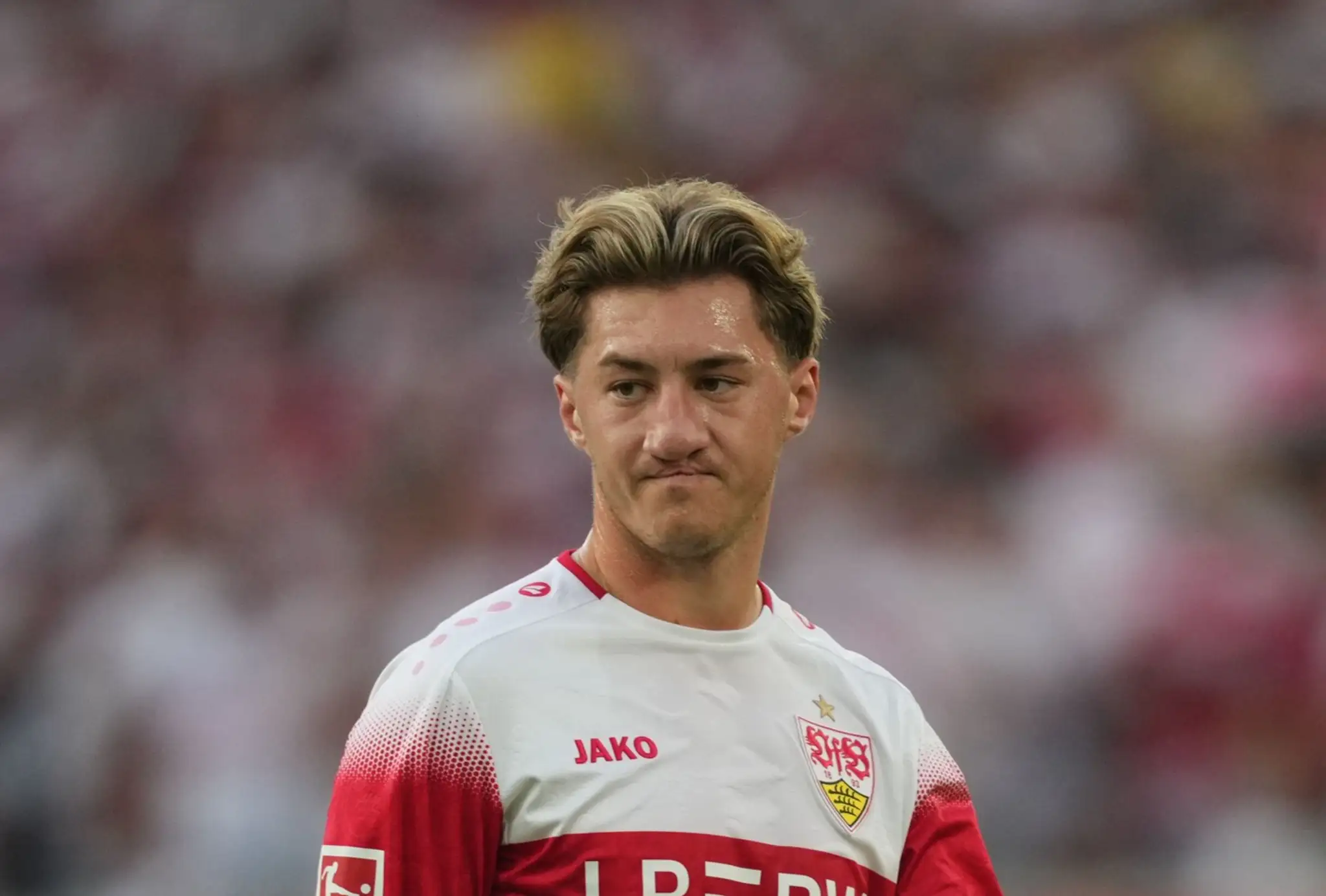 Nemecký útočník Angelo Stiller.