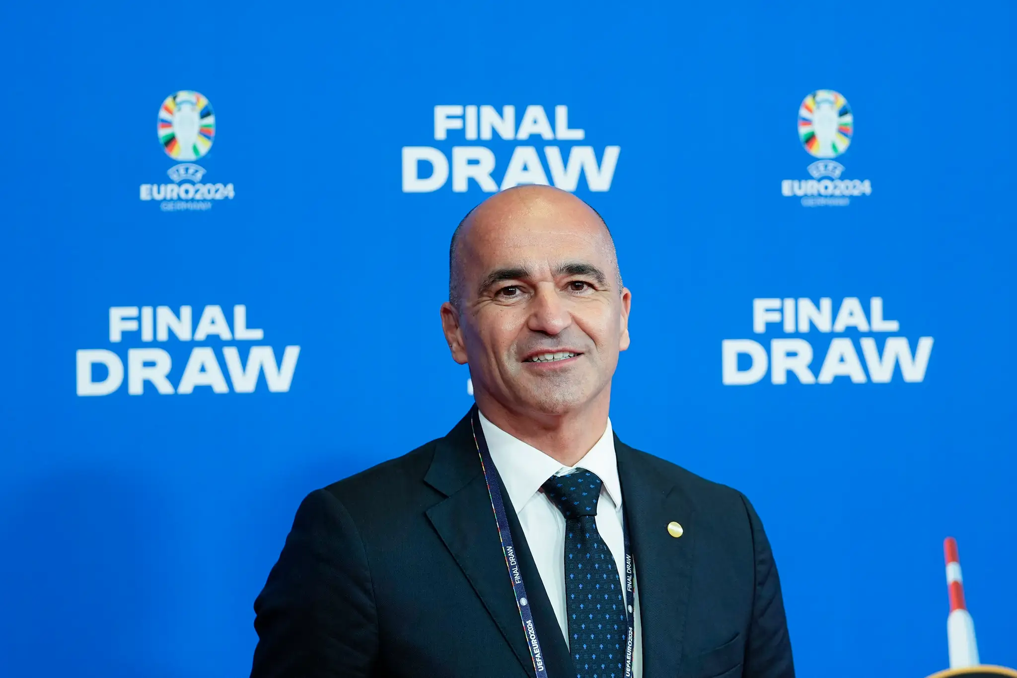Tréner Portugalska Roberto Martinez pred žrebom ME 2024.