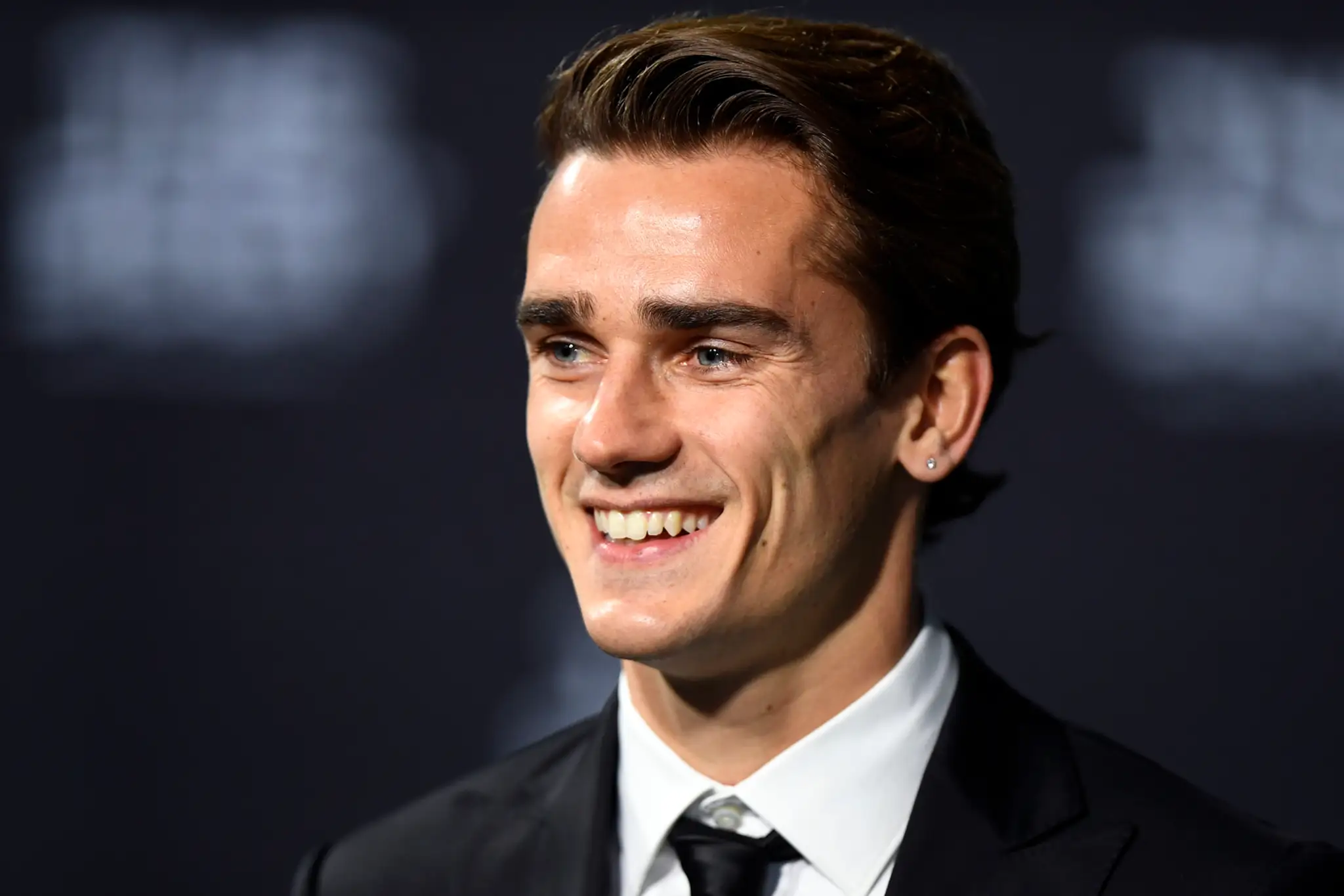 Antoine Griezmann počas odovzdávanie ceny Futbalista roka 2016.