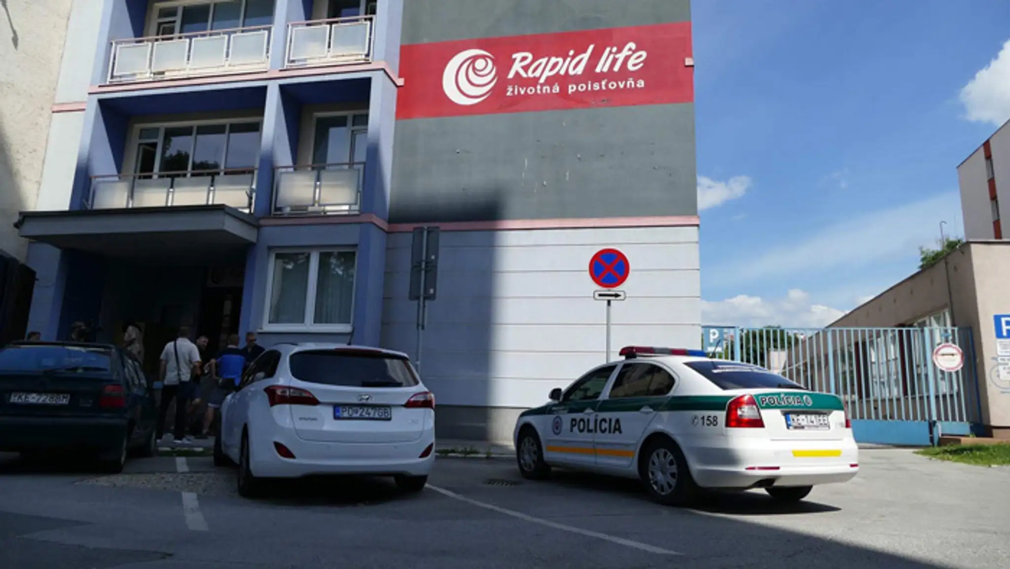 Sídlo Rapid life, v ktorom urobila NBS raziu.