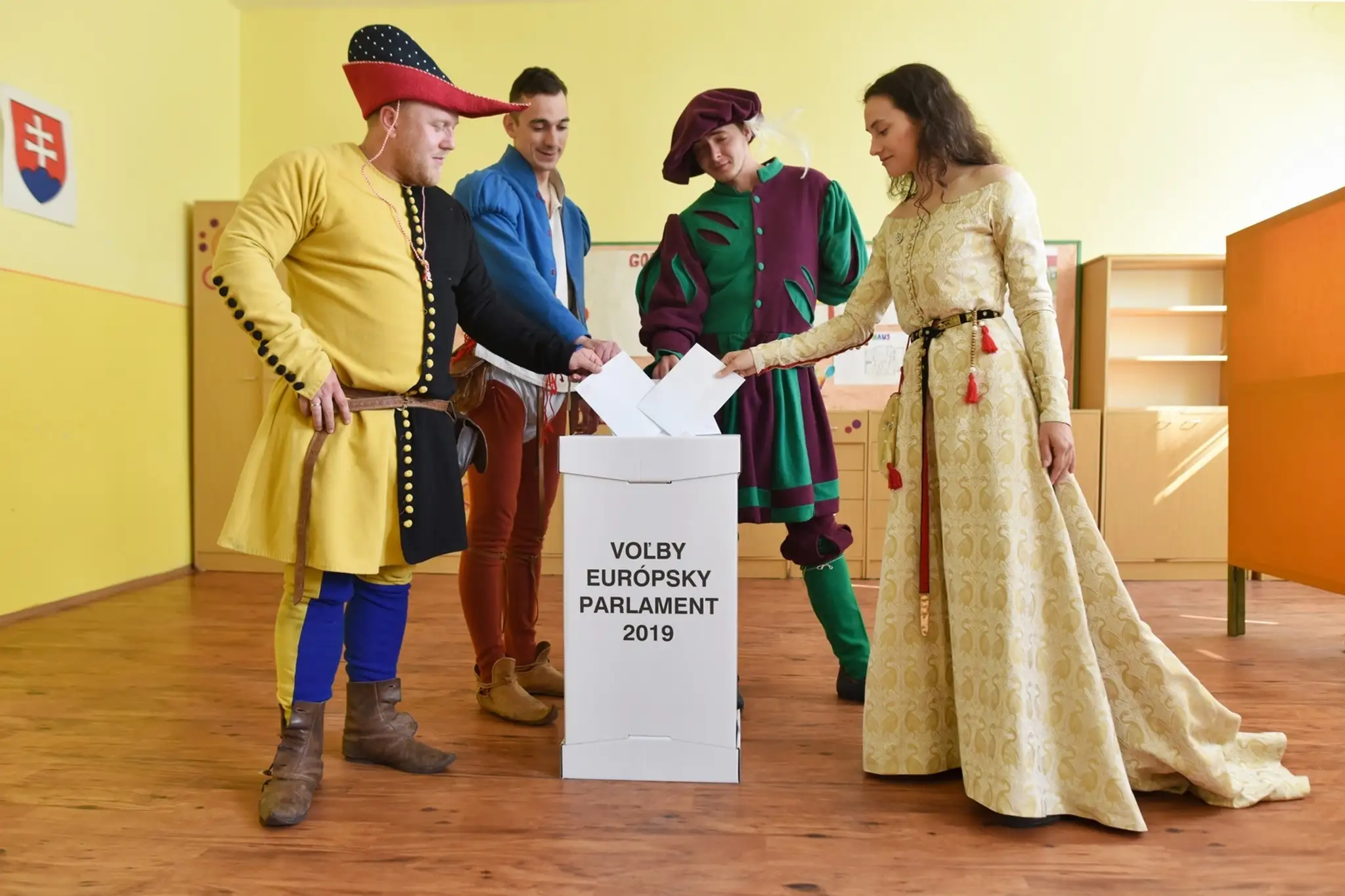 V Holíči volili účastníci stredovekého festivalu.