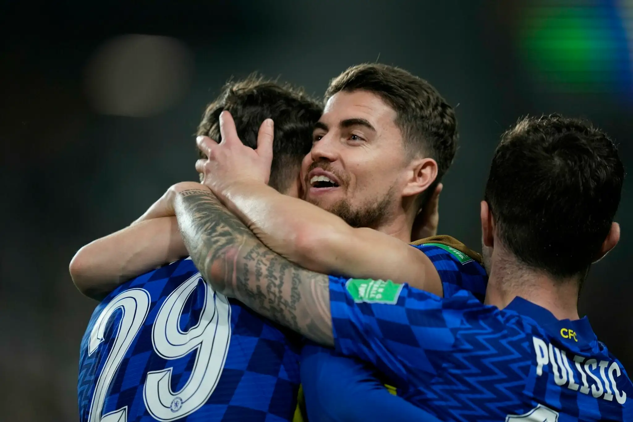 Radosť hráčov Chelsea z víťazstva.