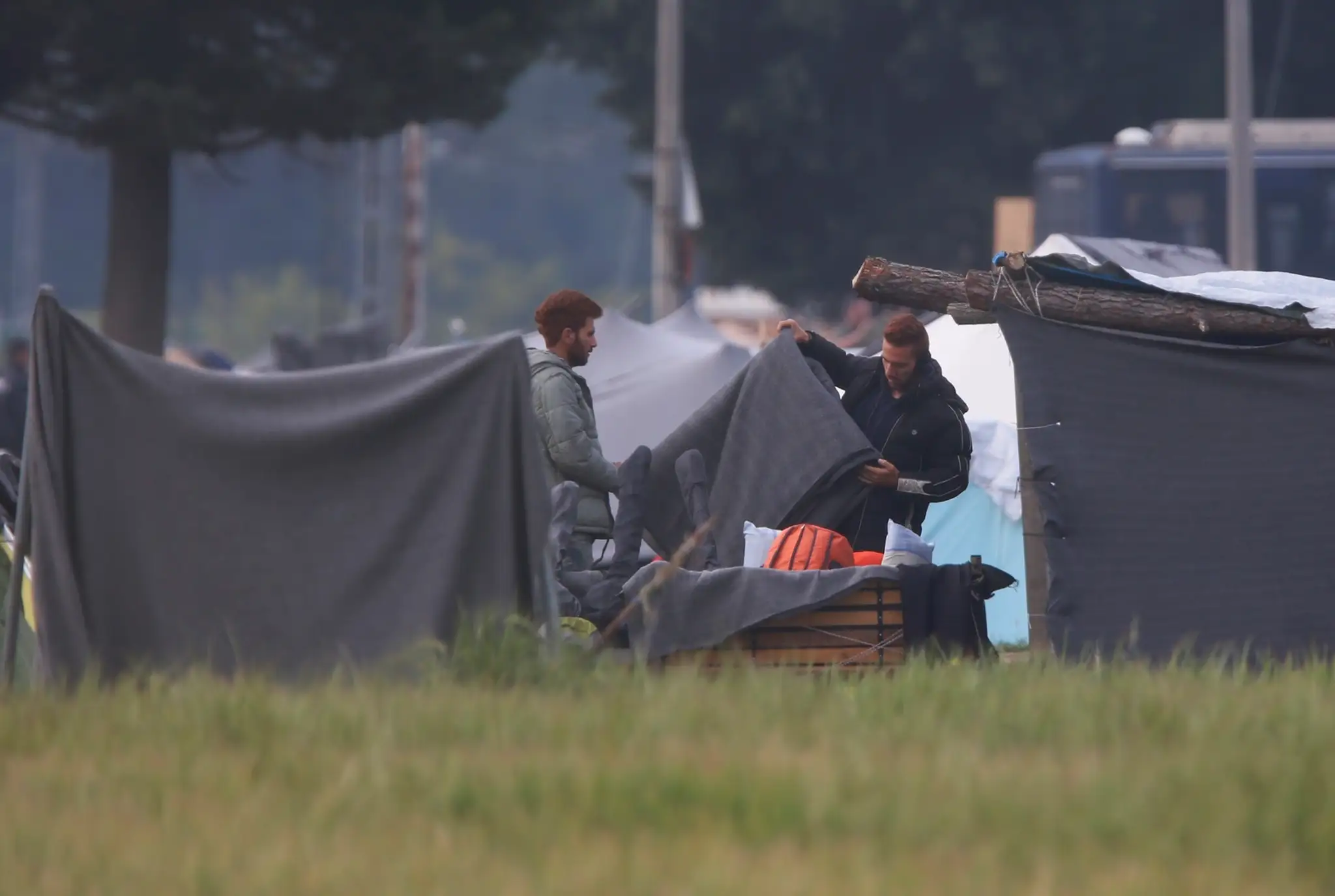 Najväčší provizórny utečenecký tábor v gréckej obci Idomeni.