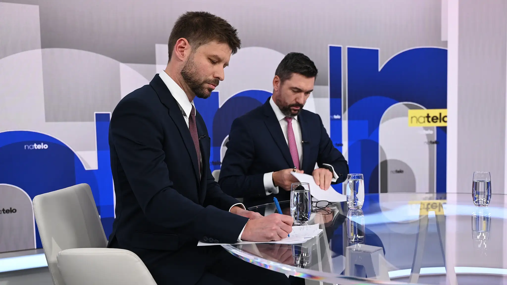 Richard Takáč a Michal Šimečka.