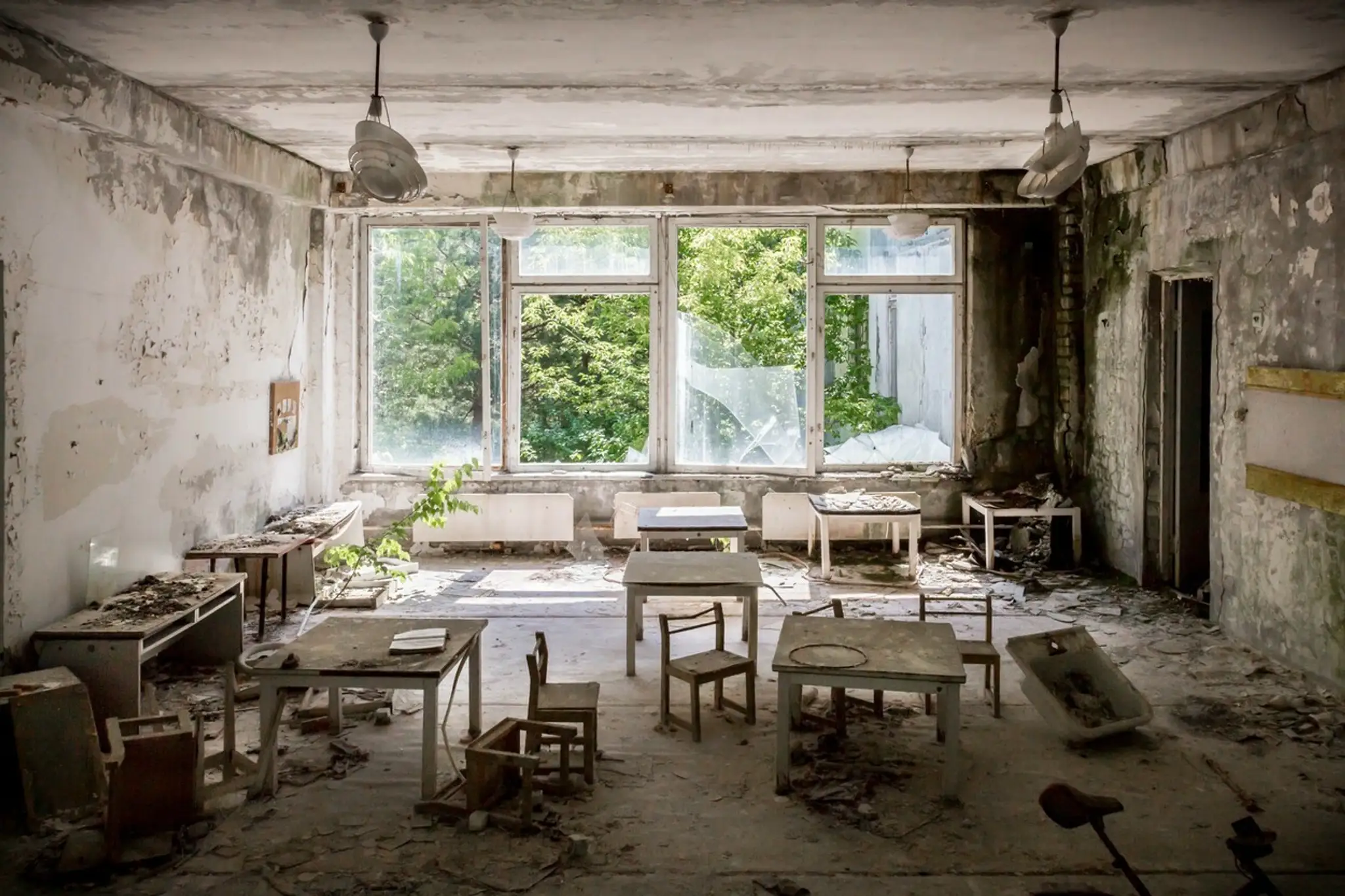 Mesto Pripiať- fotografie k 30. výročiu výbuchu Černobyľu.