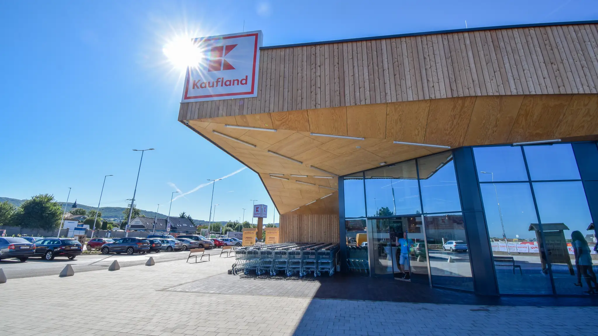 Kaufland v Záhorskej Bystrici.