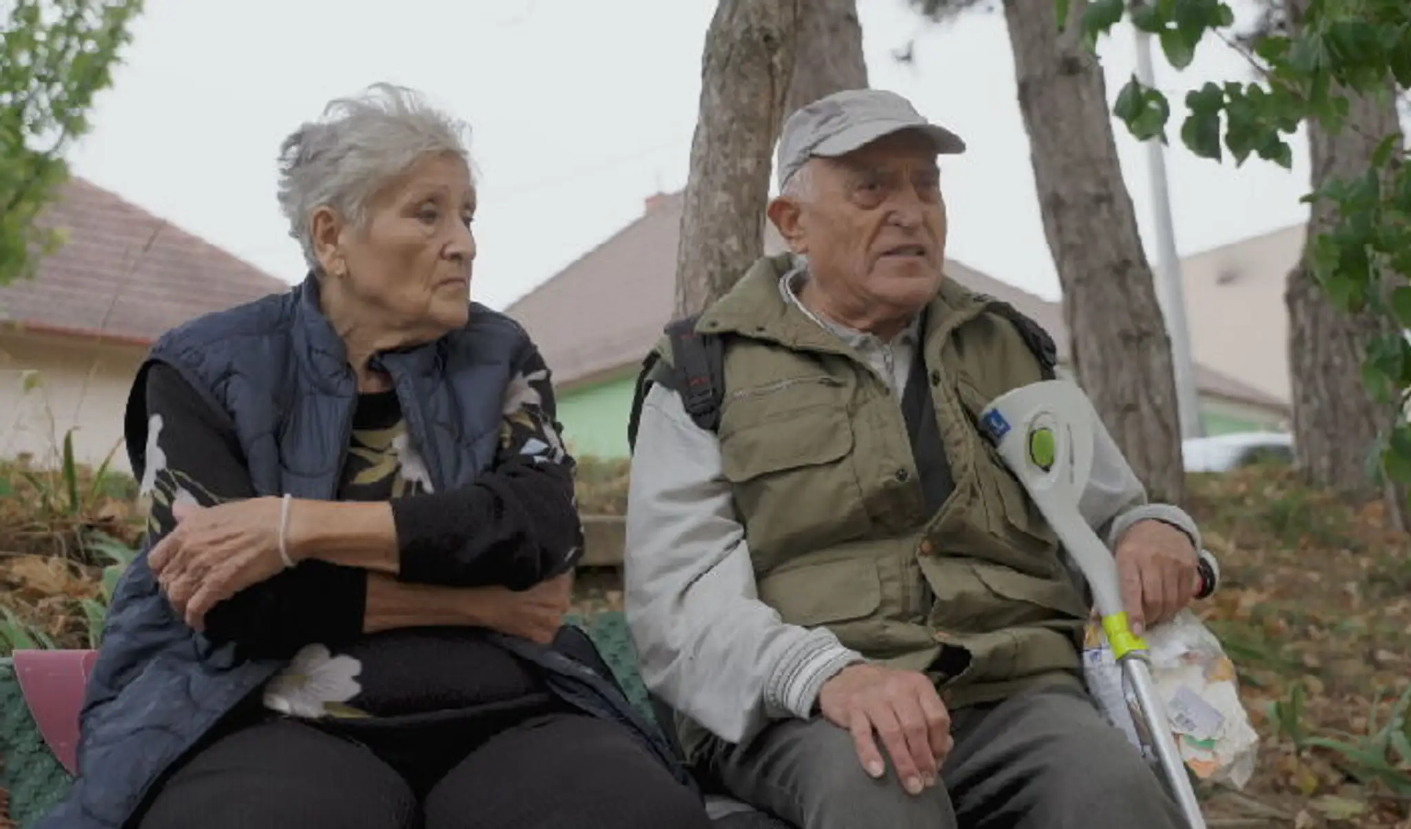 Na snímke seniori Abrahám Mocko a Alica Kraushuberová.