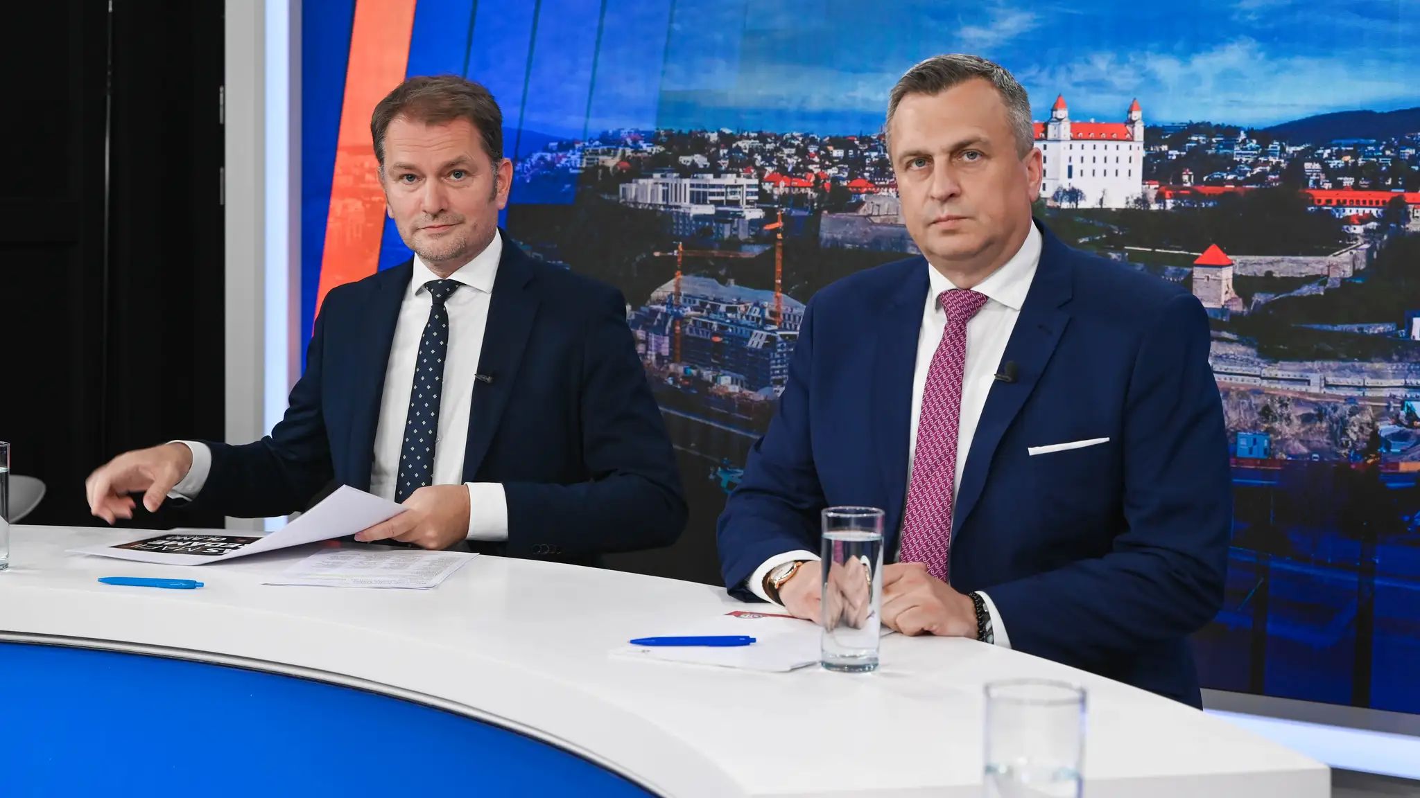 Igor Matovič a Andrej Danko v relácii Na telo.