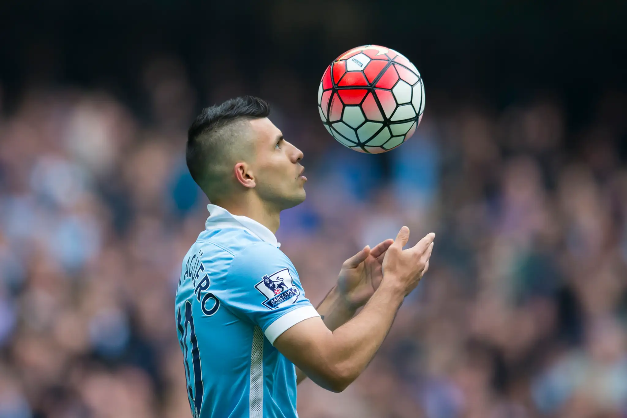 Hráč Manchester City Sergio Aguero