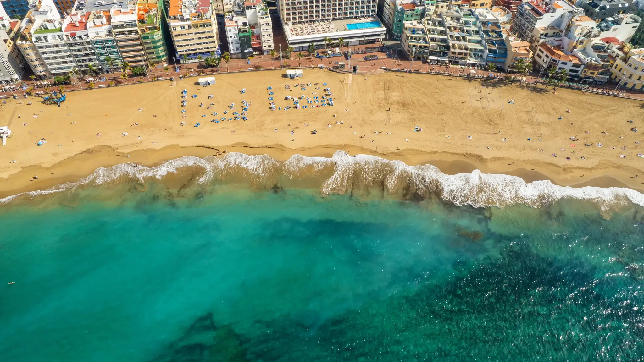 Playa de Las Canteras.