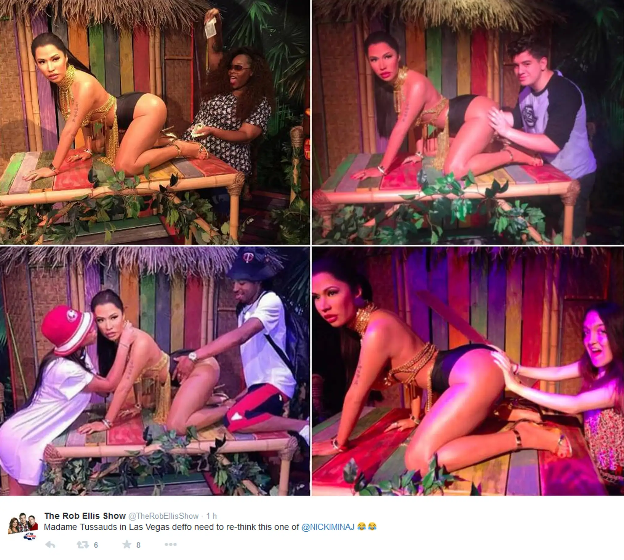 Nicki Minaj v Madame Tussauds.