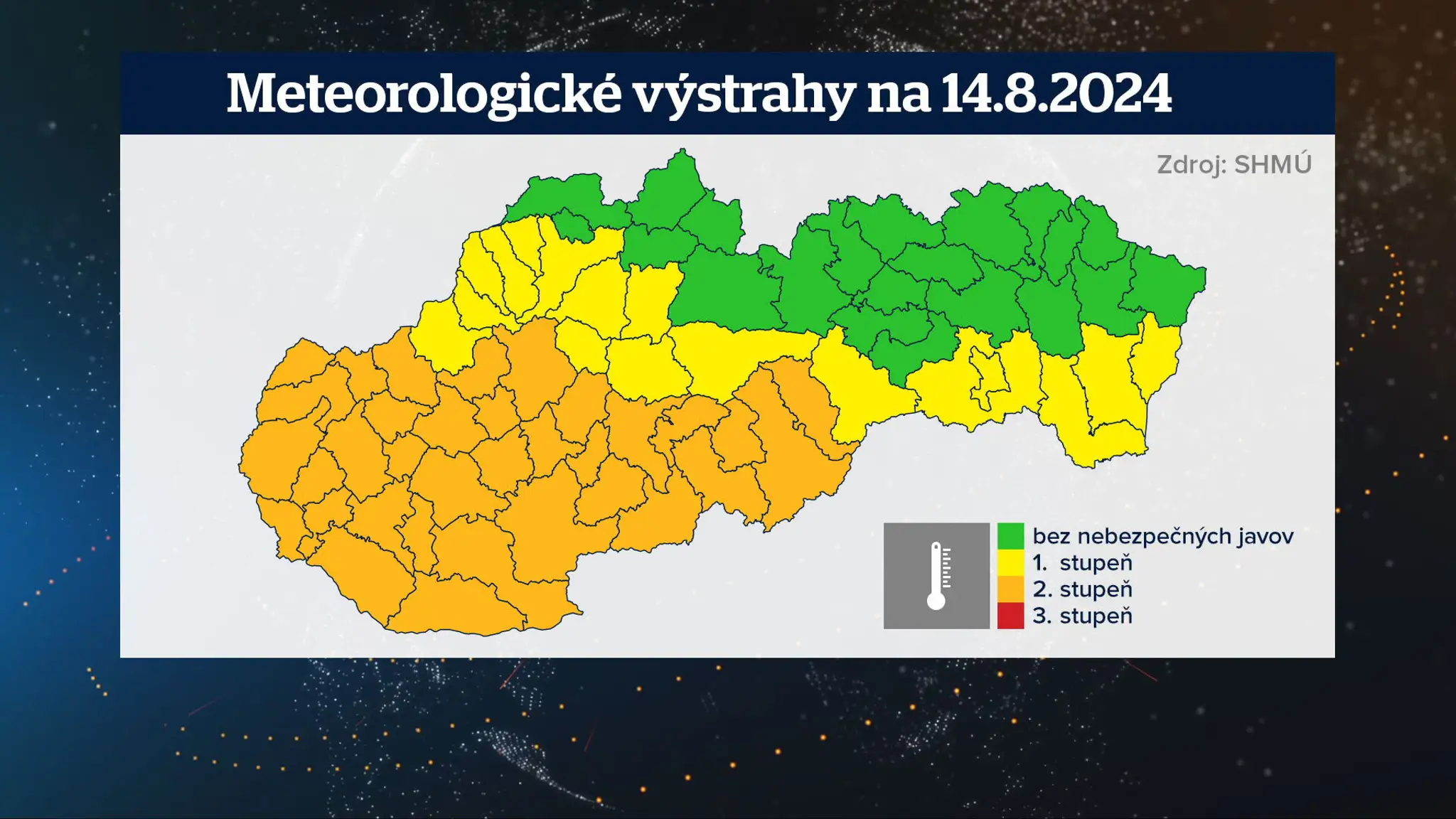Meteorologické výstrahy.