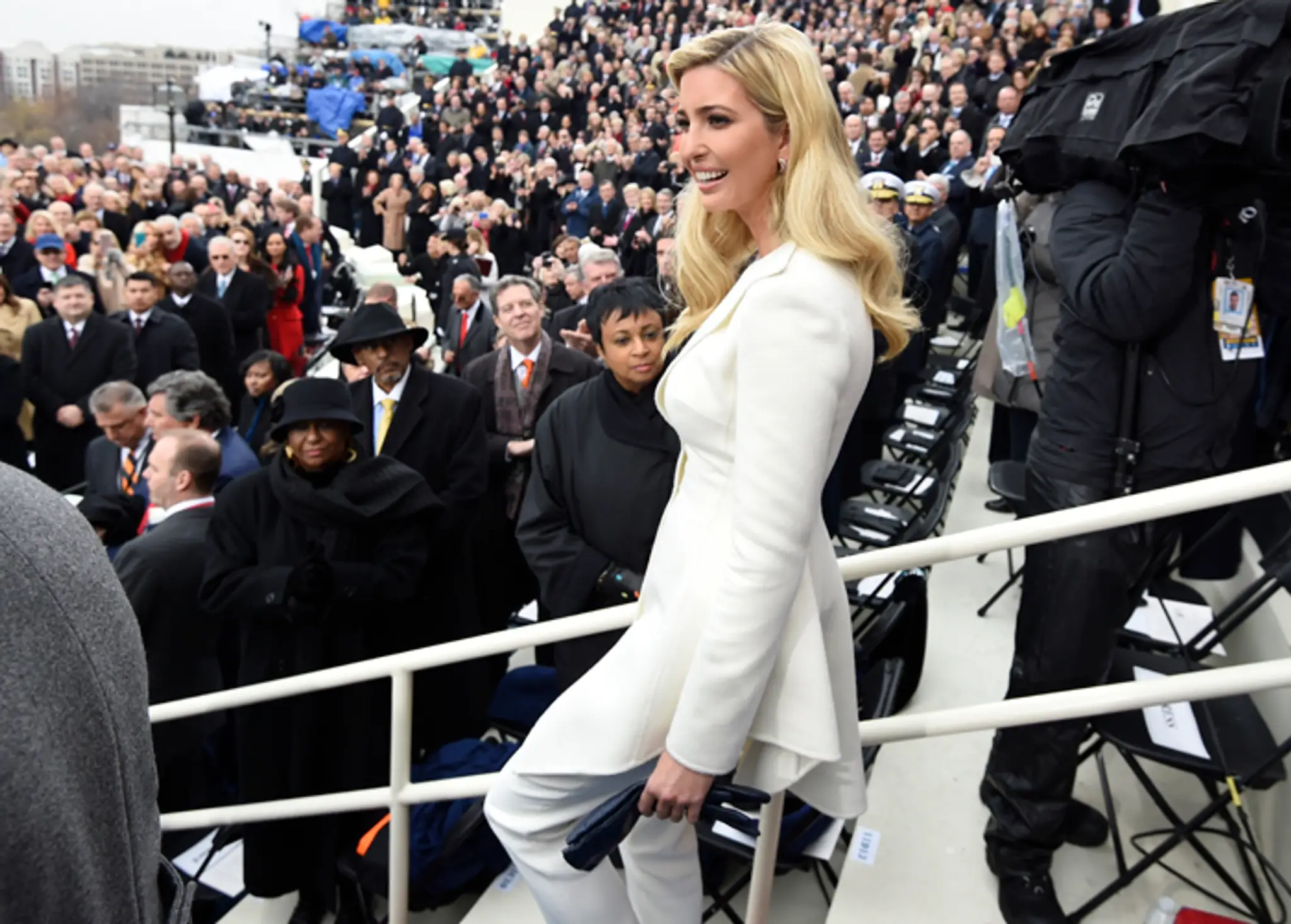 Ivanka Trumpová na inaugurácii otca Donalda.