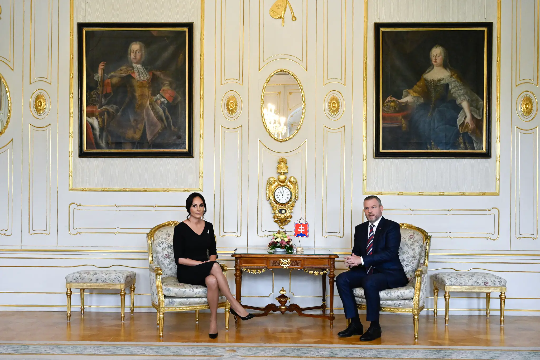 Prezident prijal v paláci ministerku zdravotníctva.