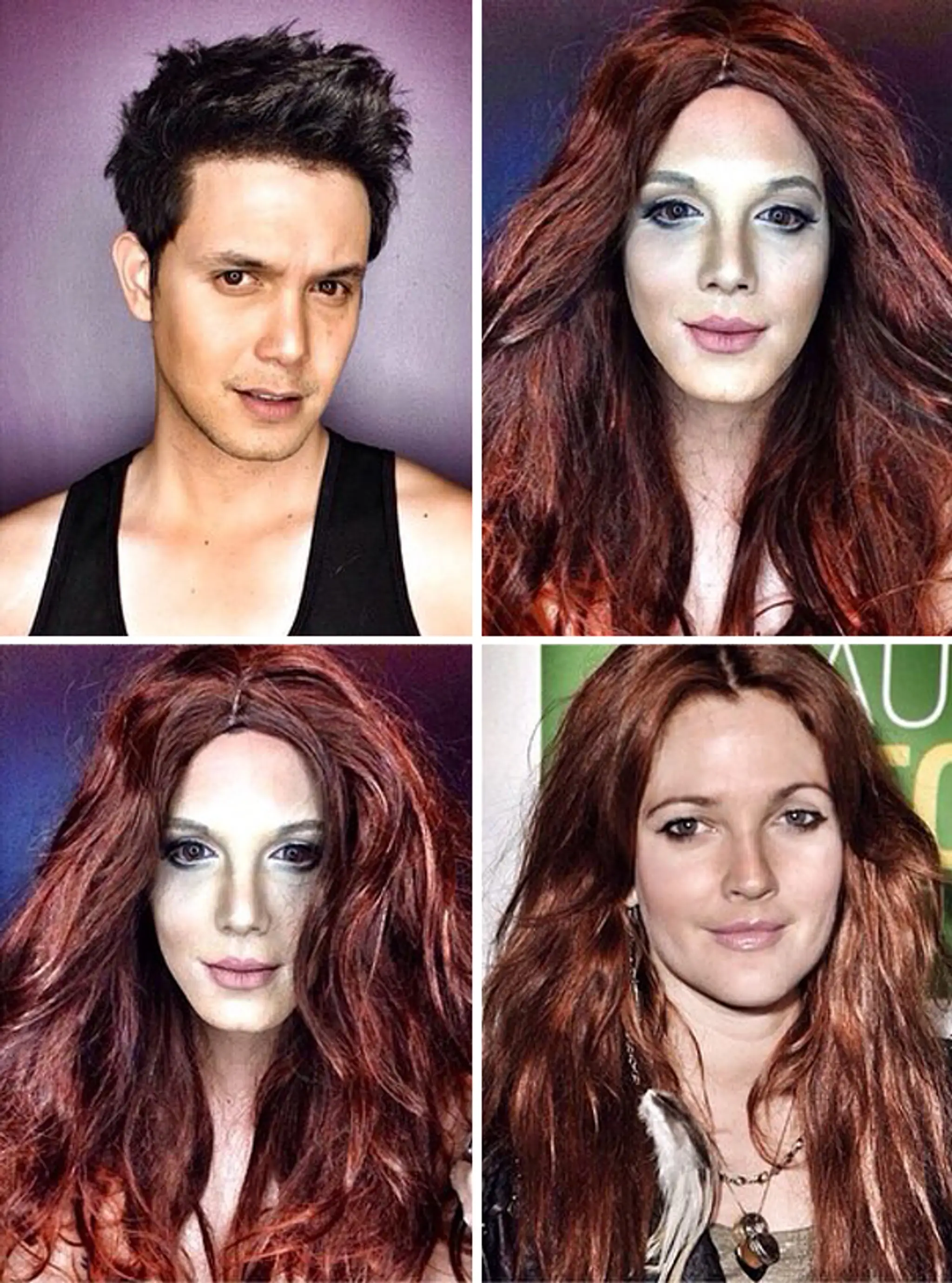 Paolo Ballesteros ako Drew Barrymore