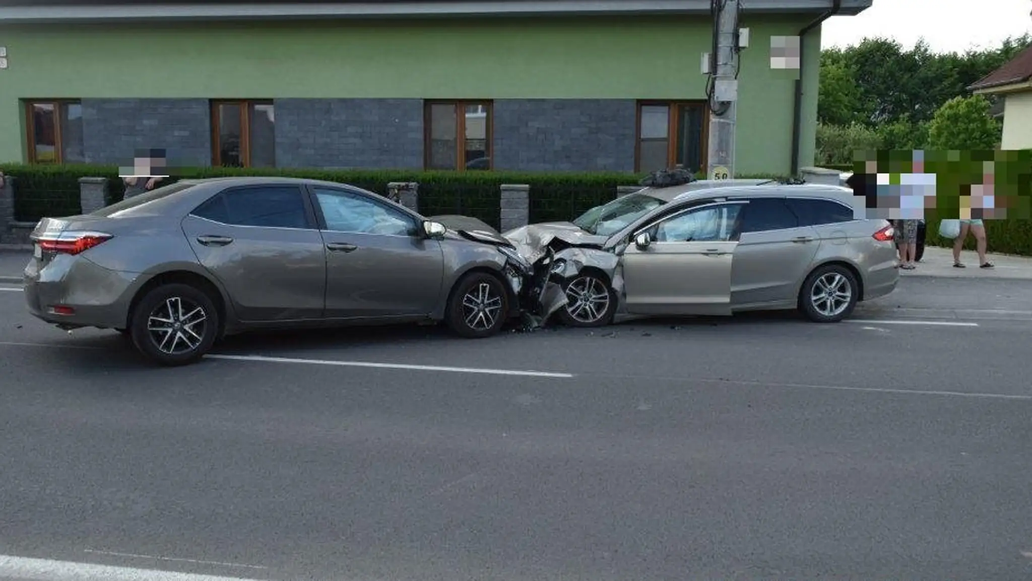 Nehoda v Bánovciach nad Bebravou.