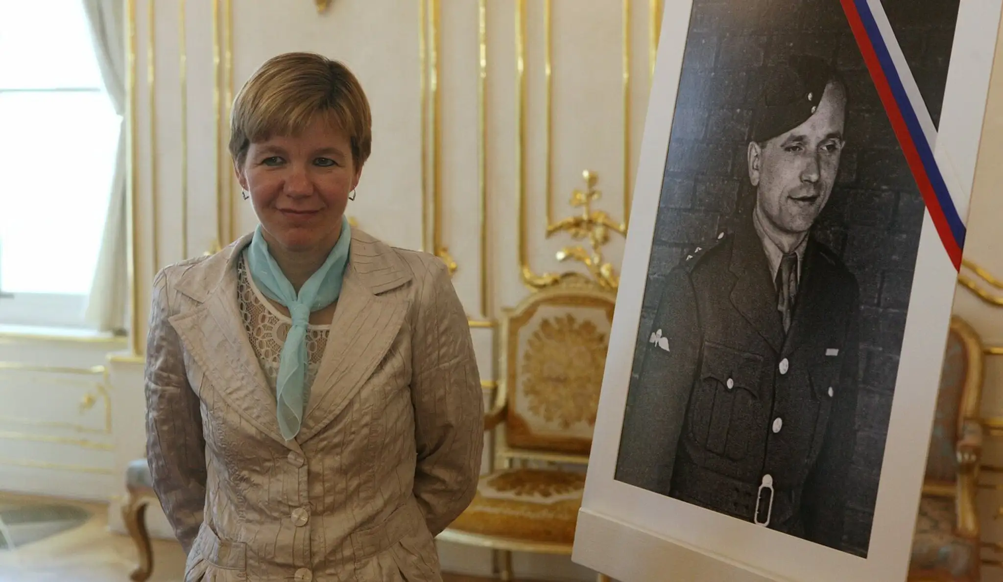 Andrej Kiska povýšila Jozefa Gabčíka in memoriam na generálmajora. Povýšenie prebrala jeho praneter.