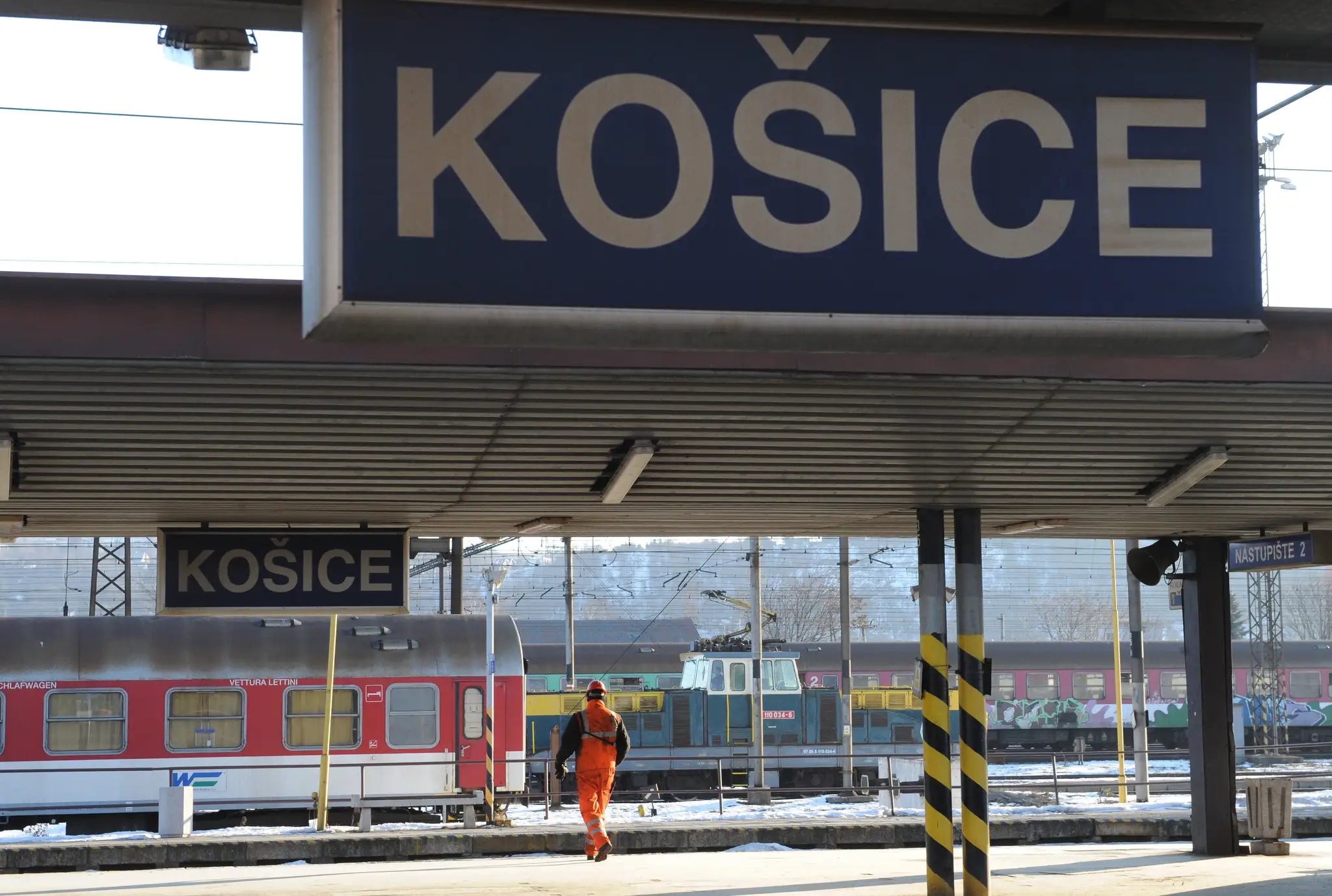 Vlaková stanica Košice.