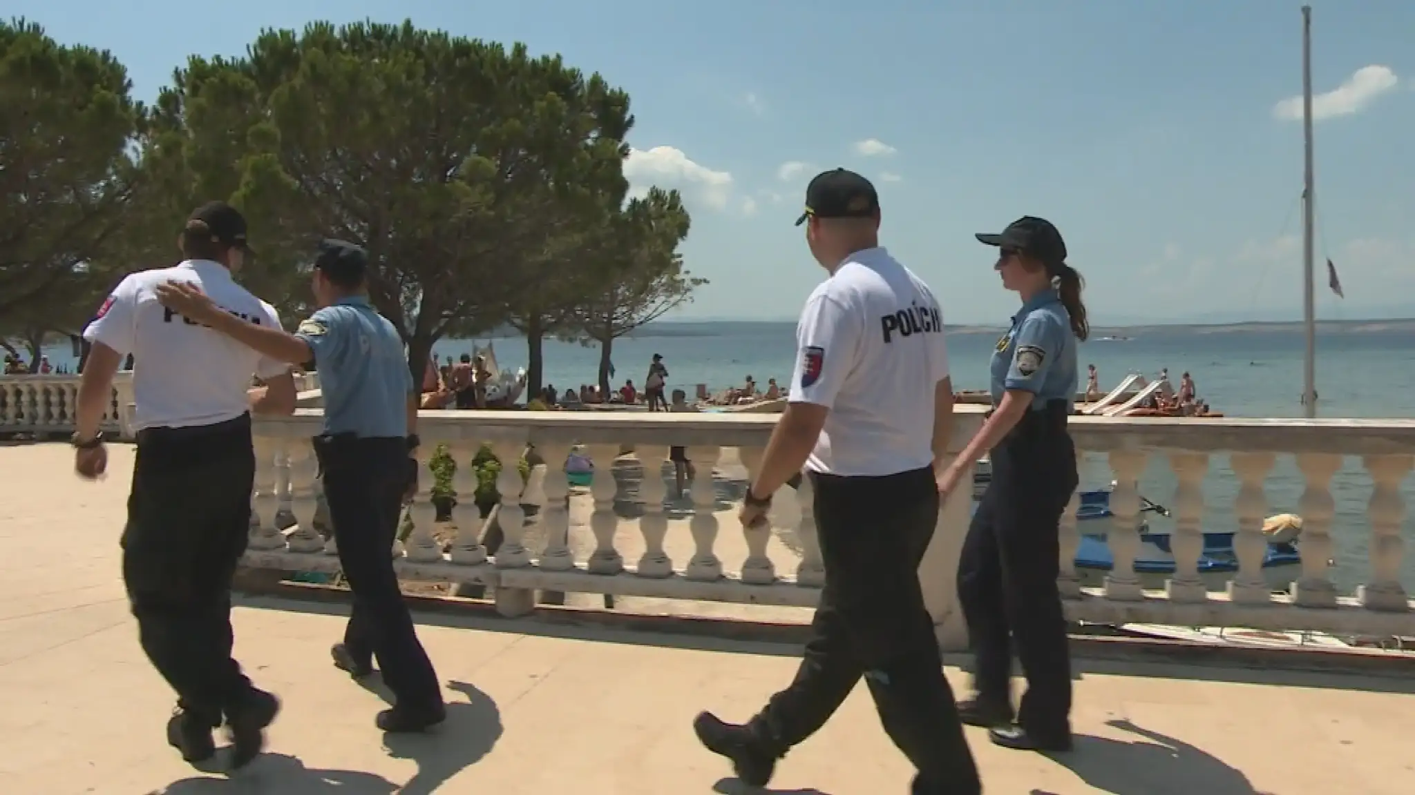 Slovenskí policajti v Chorvátsku