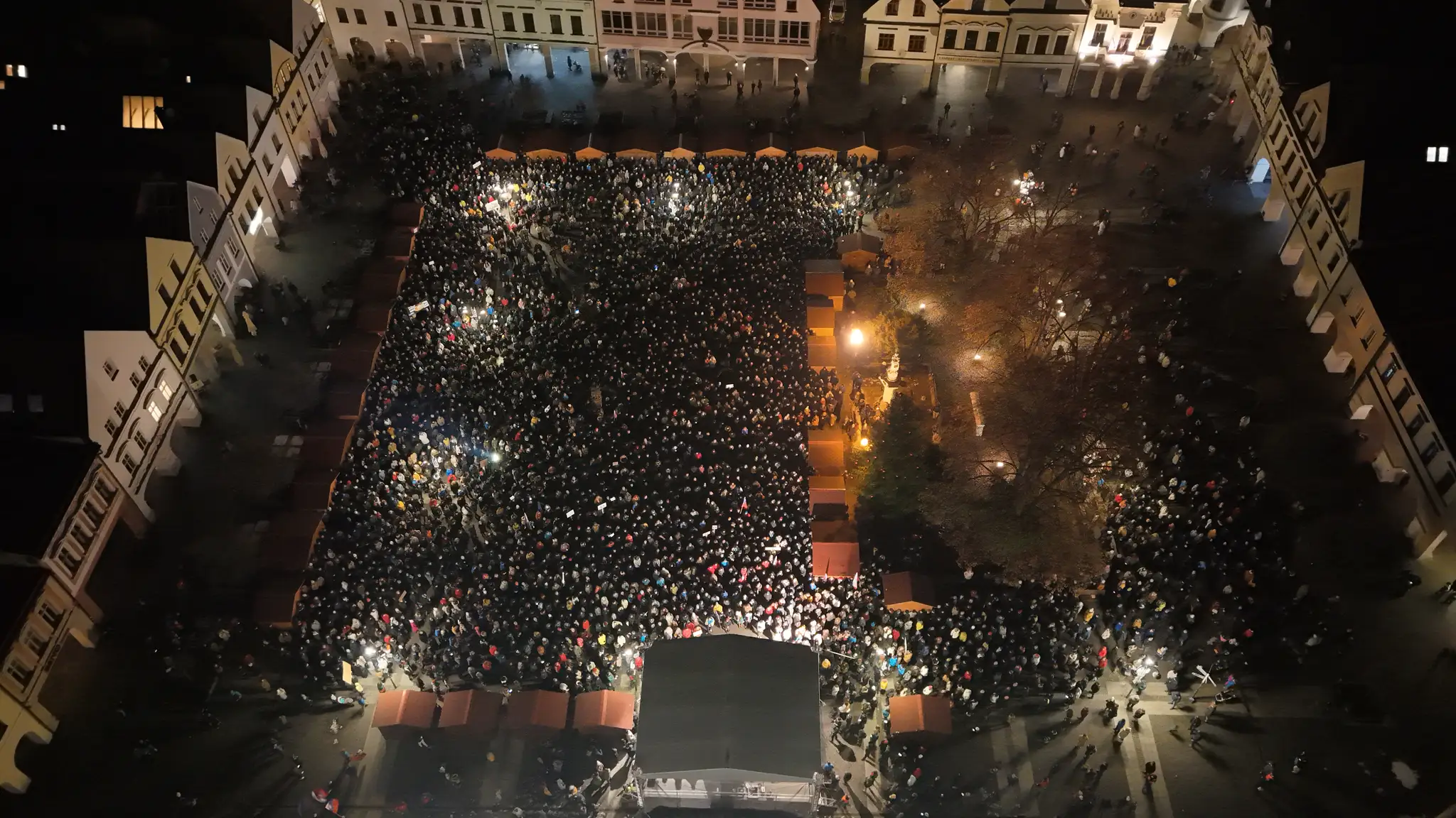 Protest v Žiline.