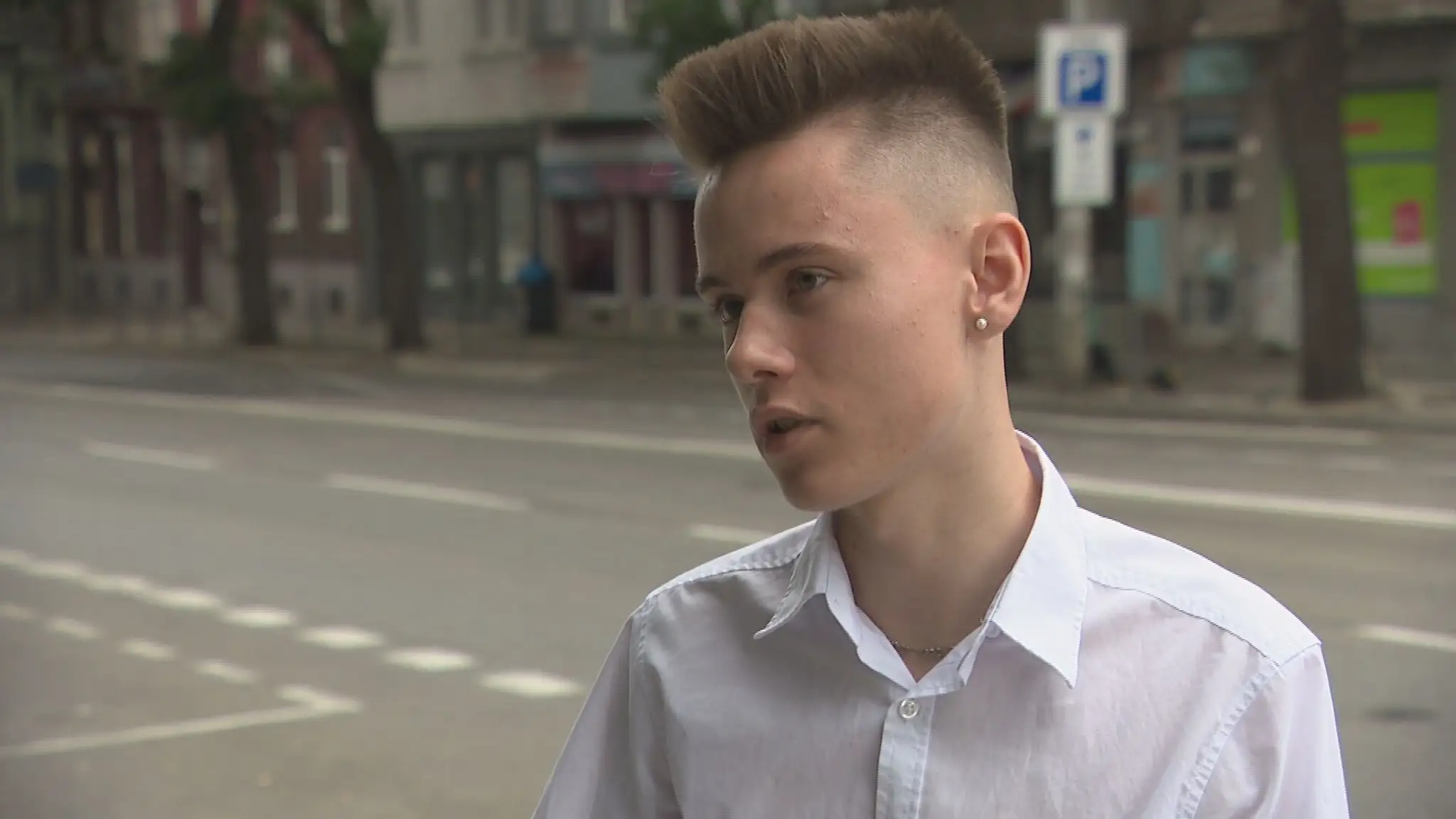 Bieloruský študent Daniel.