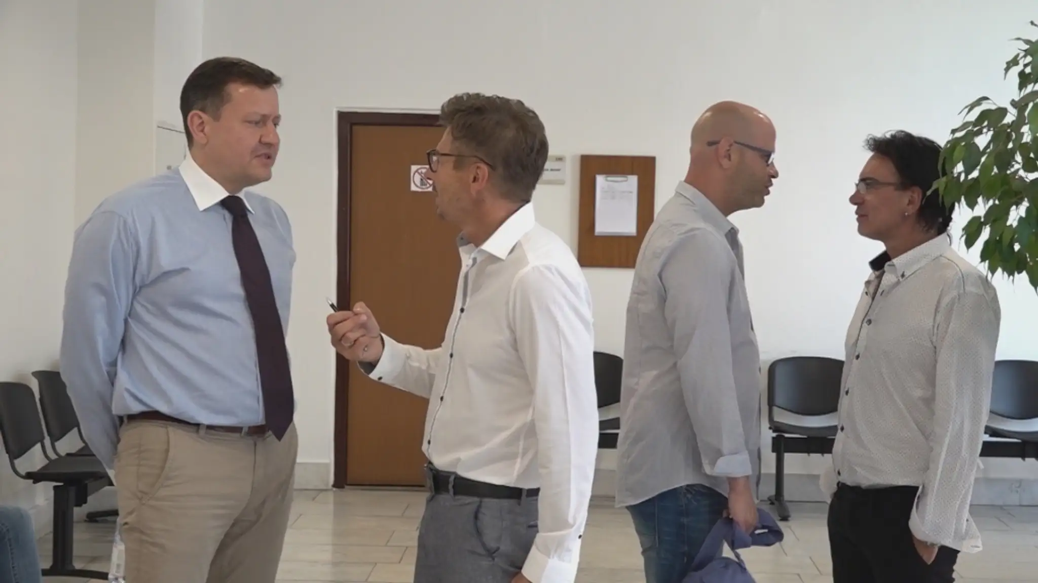 Ondrej Janíček s Jozefom Strelčíkom na súde 