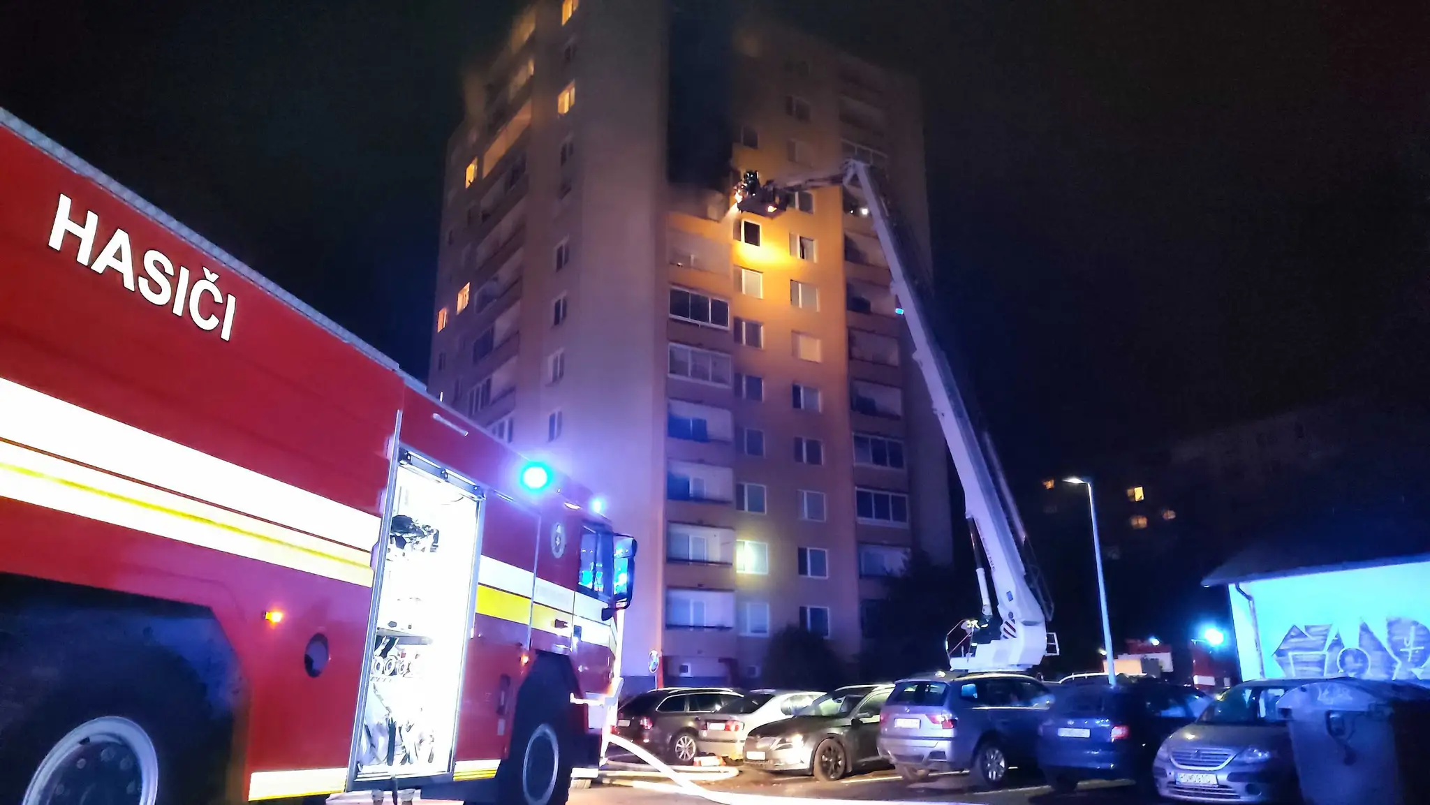 V Prešove na Prostějovskej ulici vyhorel byt