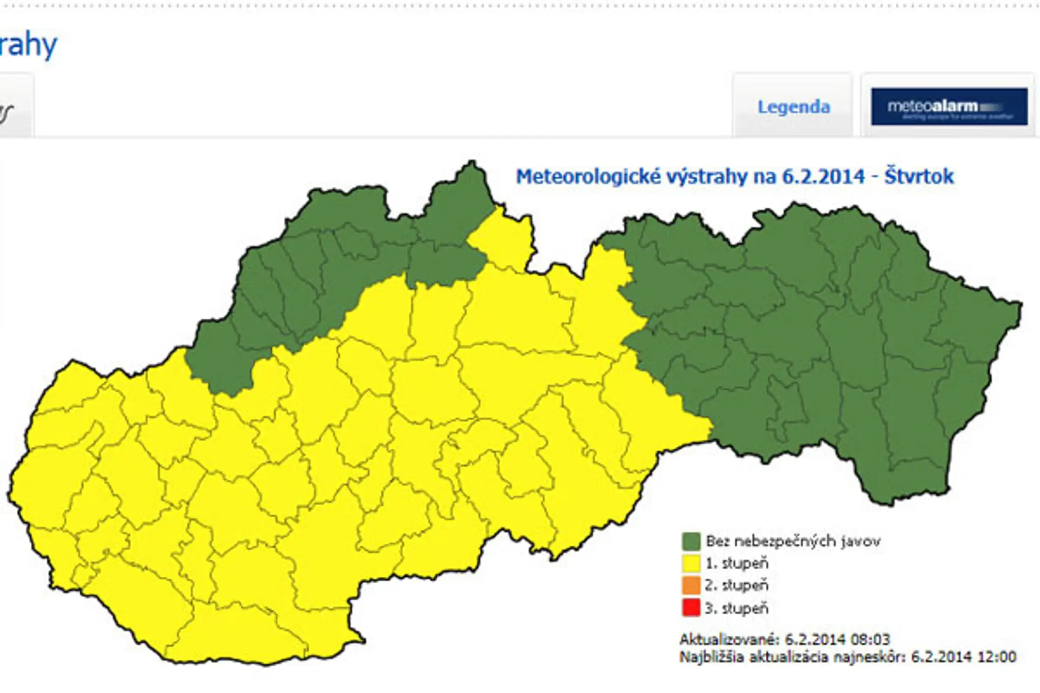 Pozor na poľadovicu