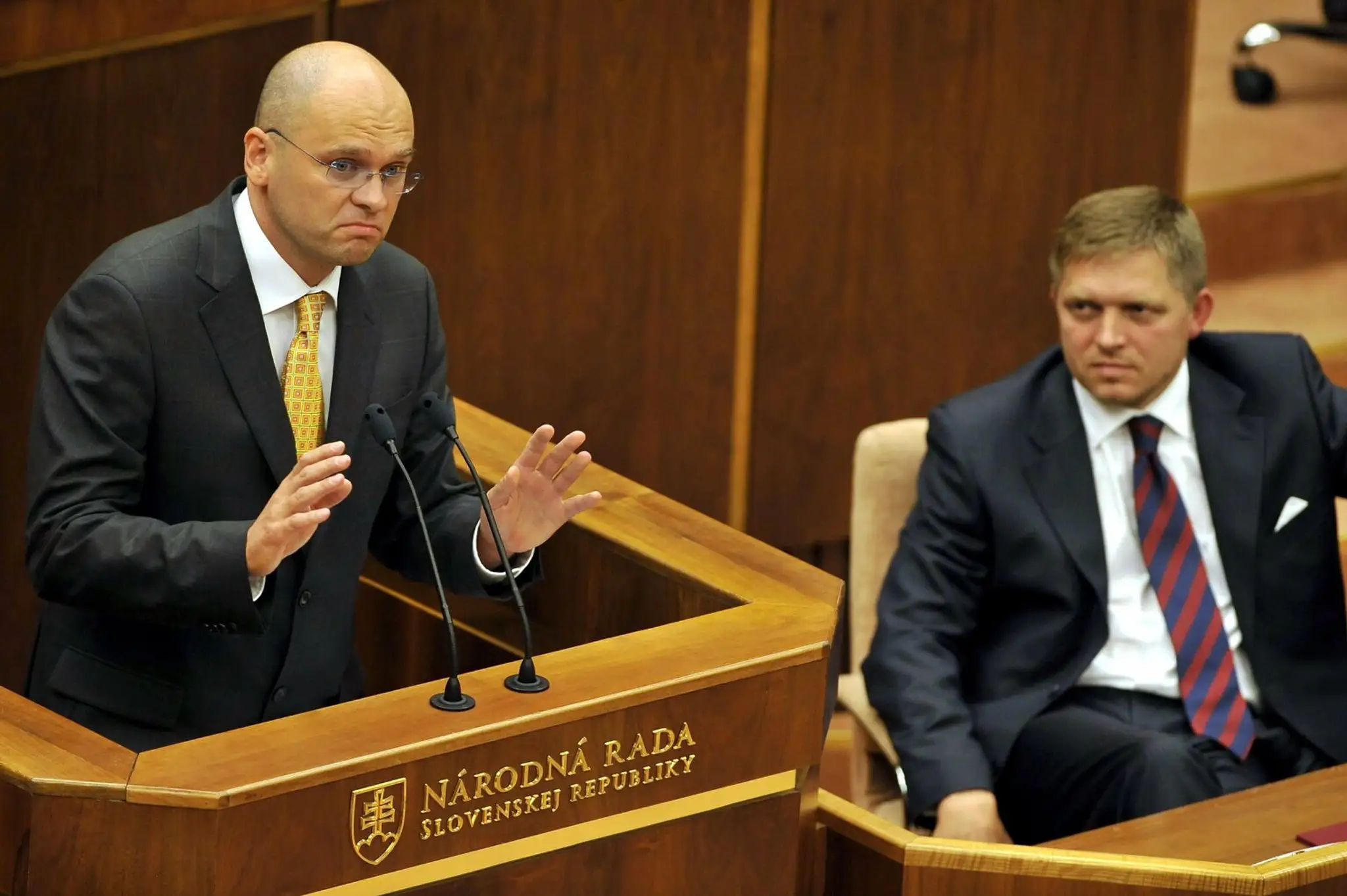 Richard Sulík a Robert Fico