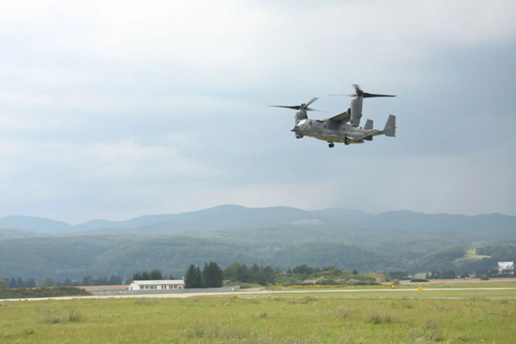 Bojové lietadlo CV-22 Osprey.