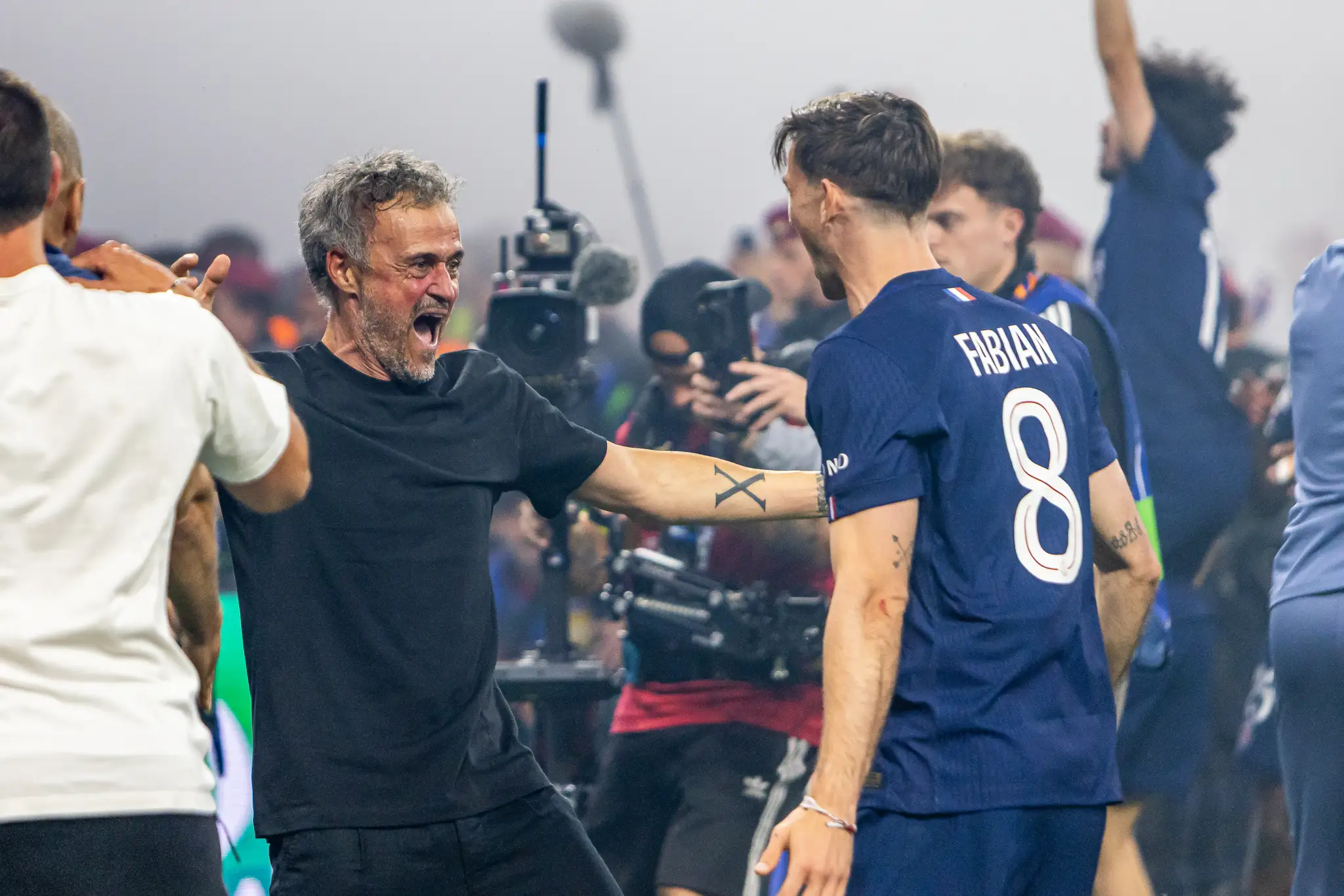 Obrovské emócie neskrýval ani Luis Enrique.