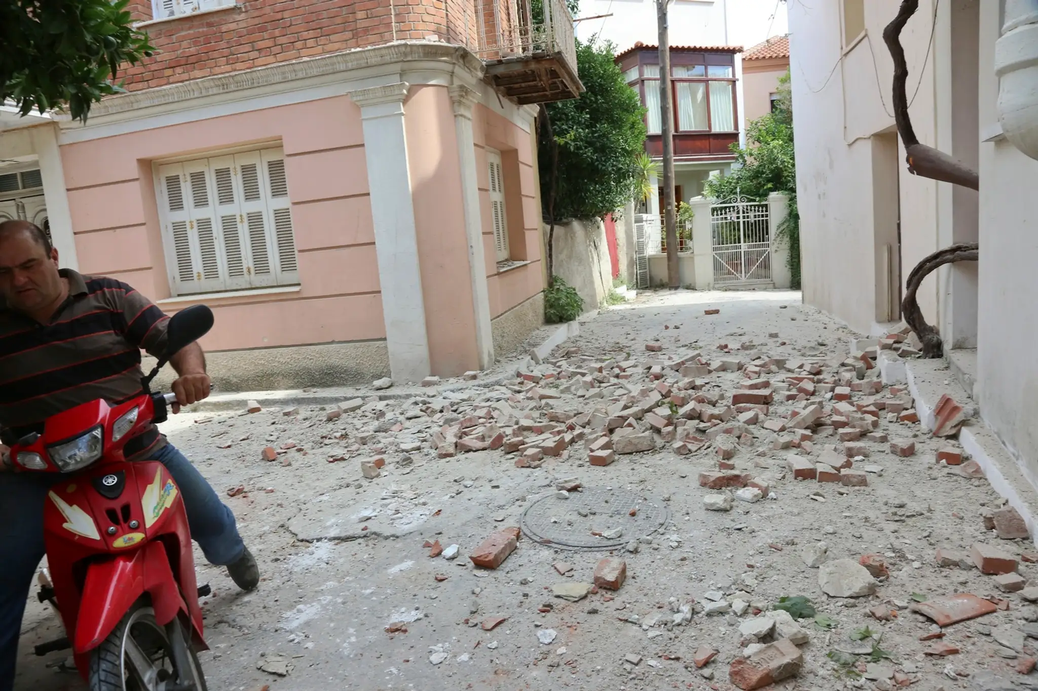 Zemetrasanie na ostrove Lesbos.