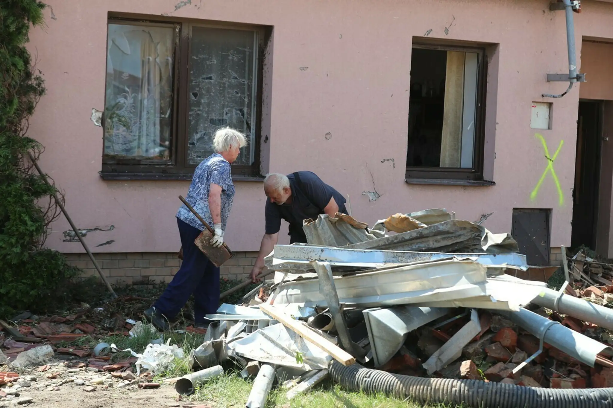 Apokalypsa po tornáde a búrke na Morave