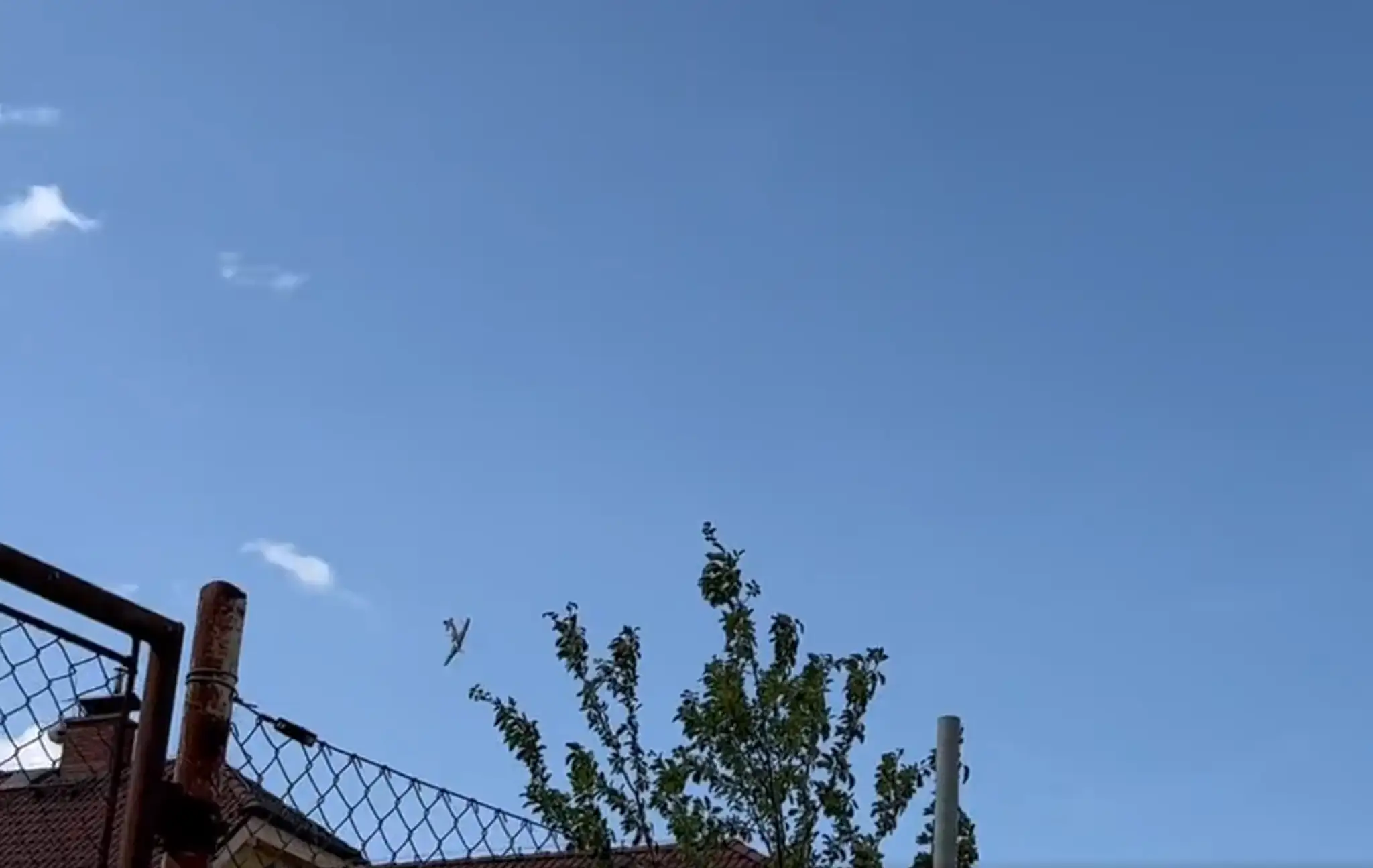 Lietadlo pred dopadom