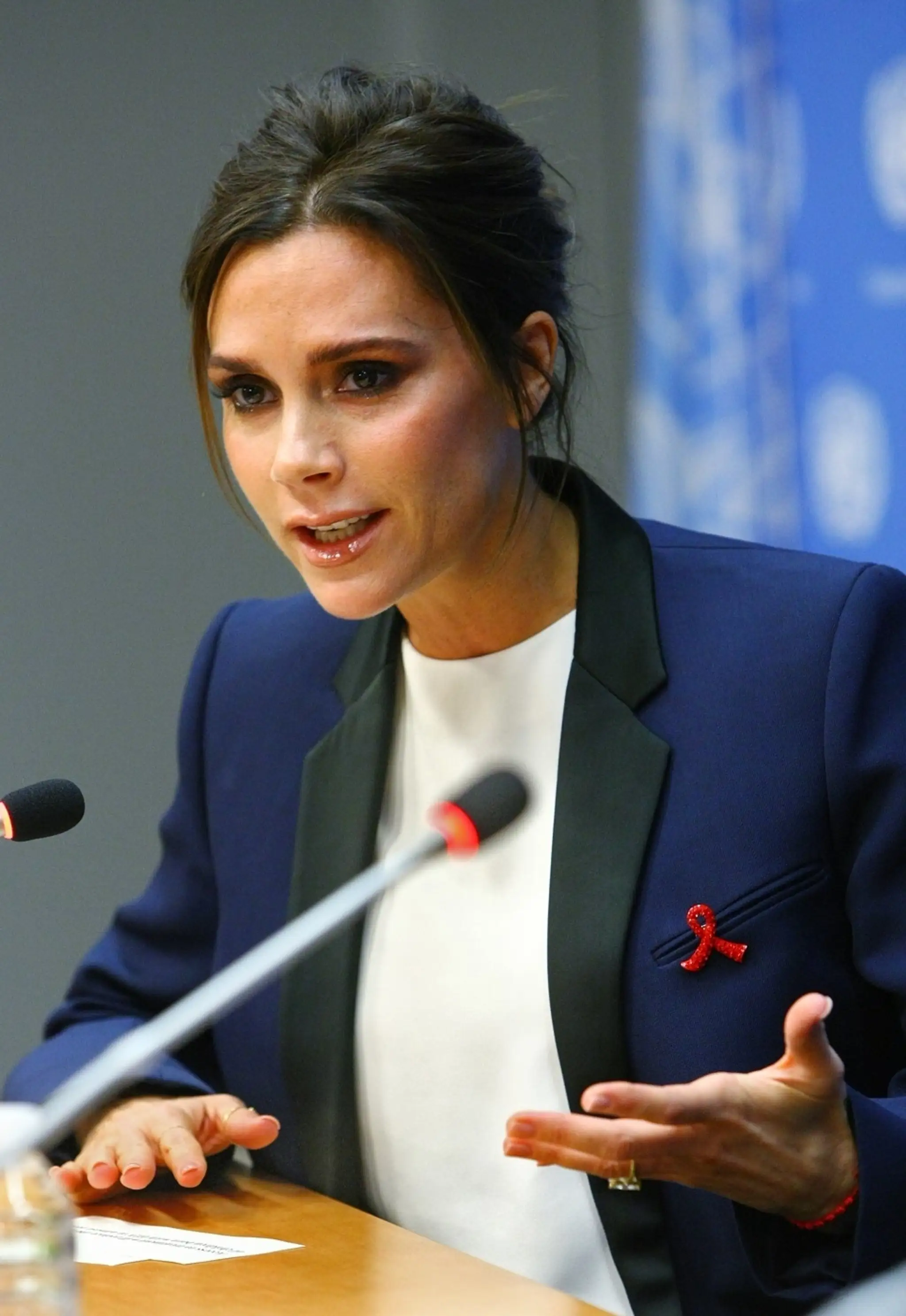 Victoria Beckham ako vyslankyňa dobrej vôle.