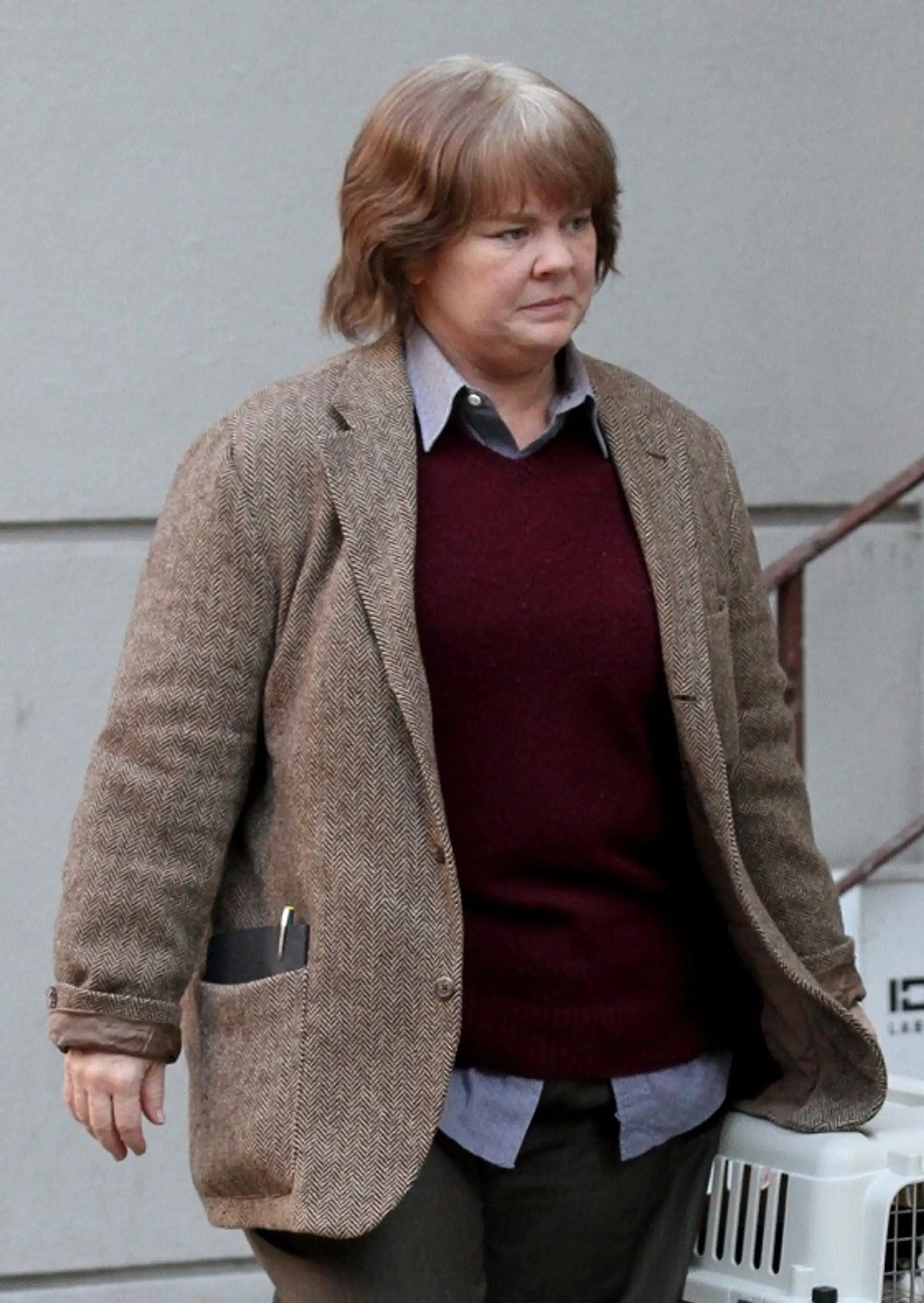 Melissa McCarthy na nakrúcaní v New Yorku
