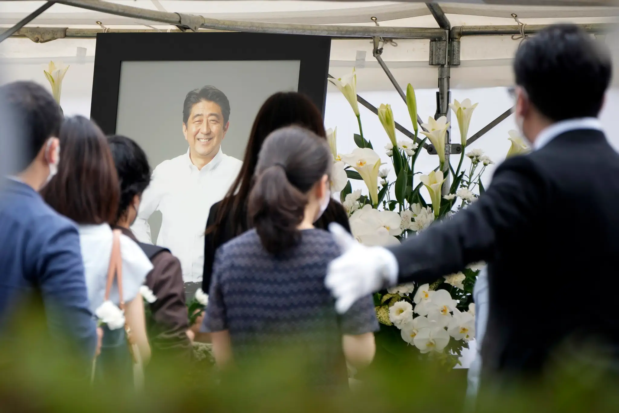 Pohreb japonského expremiéra Abeho