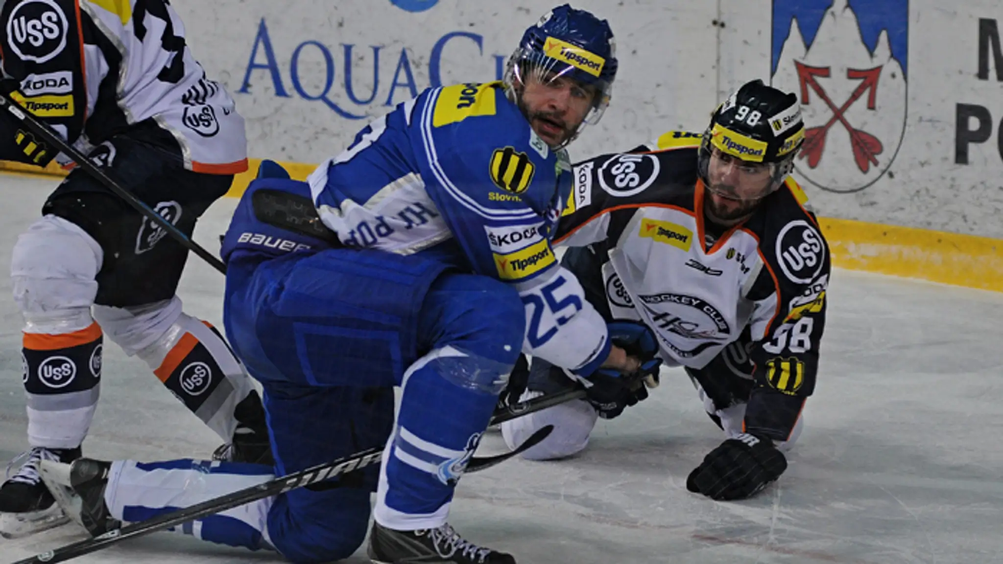Radoslav Suchý (Poprad) a vpravo Peter Sojčík (Košice).